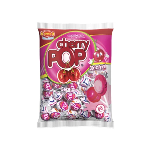 Saco Pirulito Cherry Pop Cereja 700g