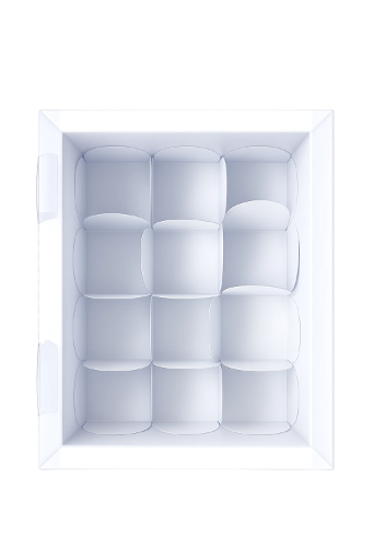 Caixa Gaveta Branca Fosca 12 Doces