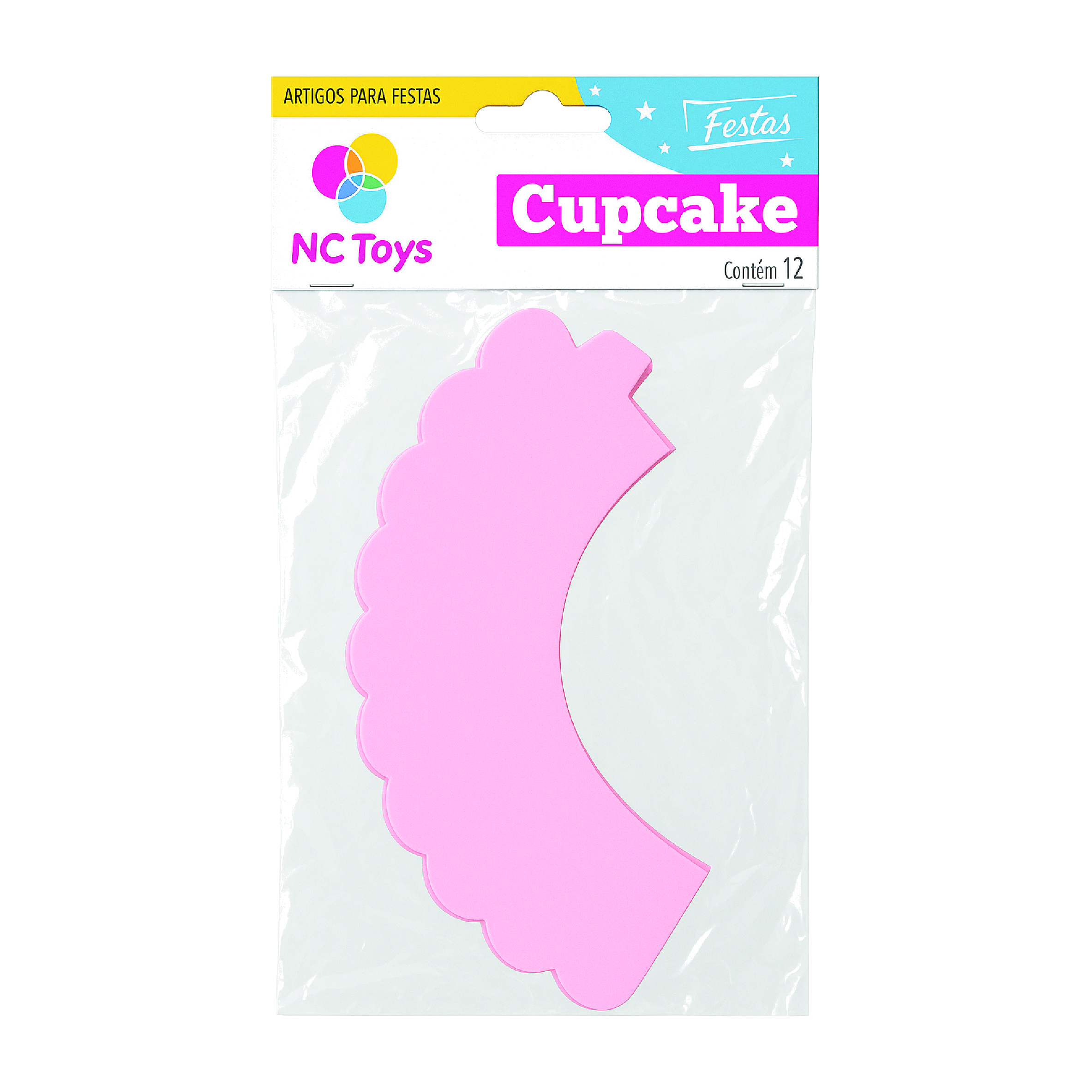 Saia Mini Cupcakes NC Toys com 12 un. CORES