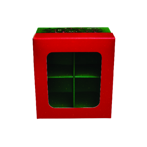 Caixa Natalina 4 Bombons