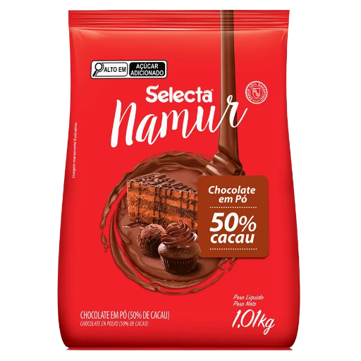 Chocolate em Pó Selecta Namur 50% 1Kg