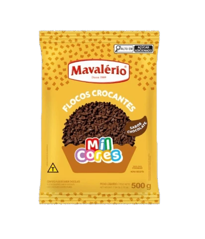 Flocos Crocantes Mavalério Chocolate 500g