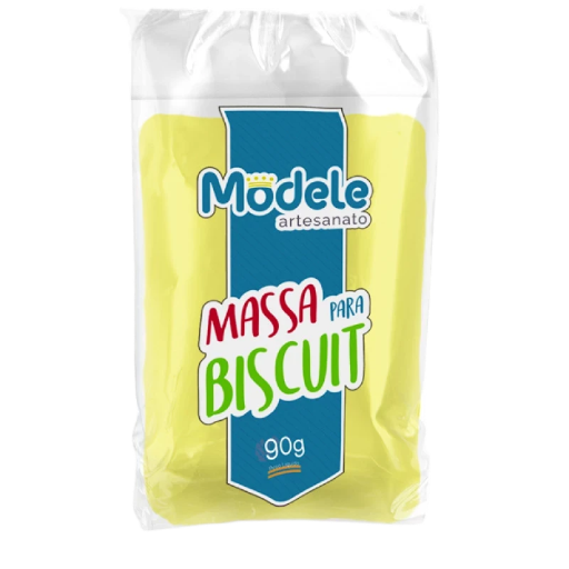 Massa para Biscuit Modele Artesanato 90g CORES