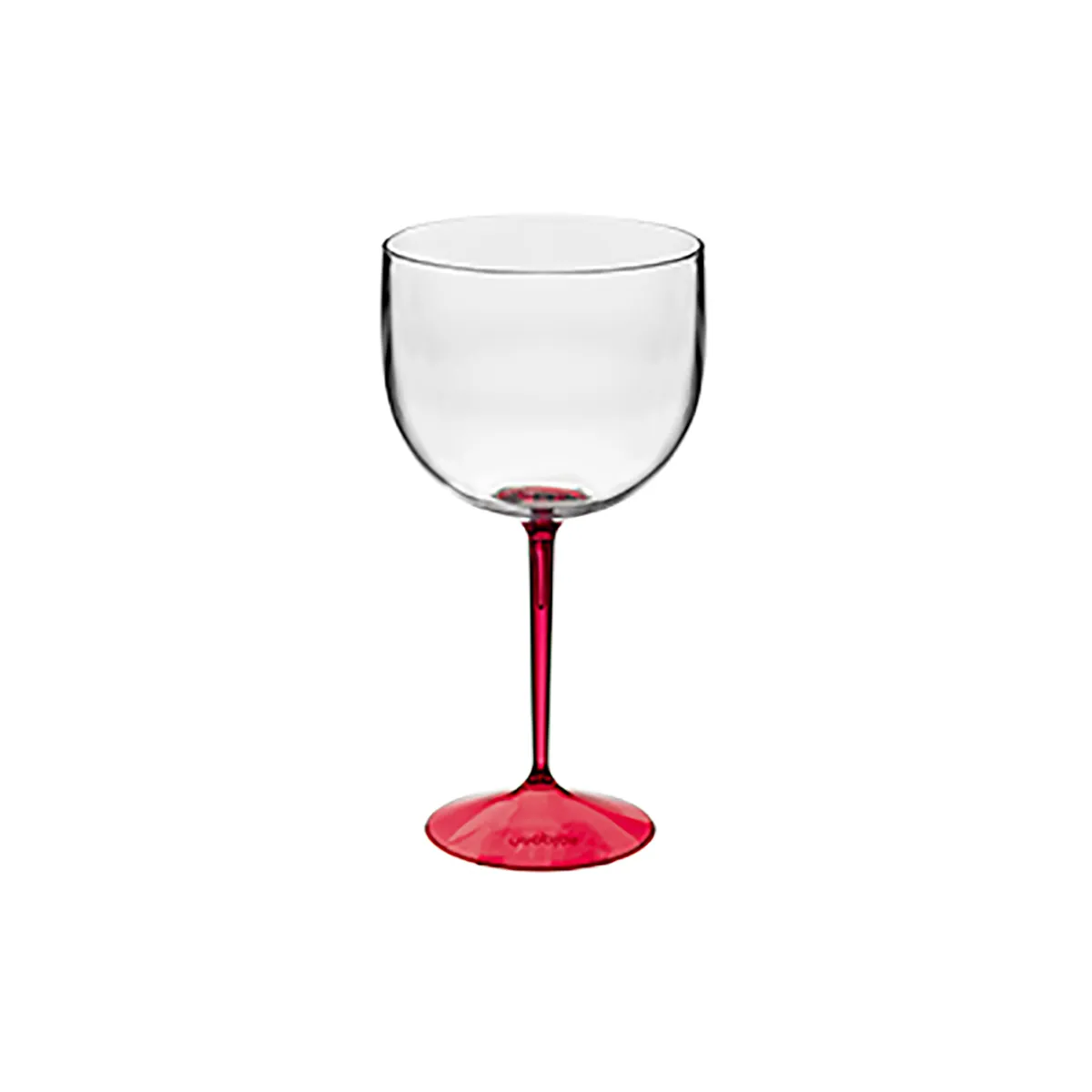 Taça Gin Transparente Pé Colorido CORES