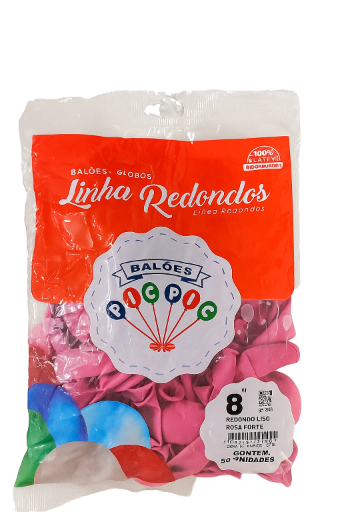 Balões Pic Pic Linha Redondos 8" CORES