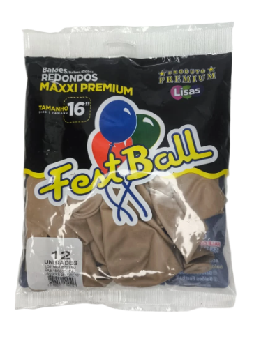 Balões Redondos Festball Maxxi Premium 16" CORES