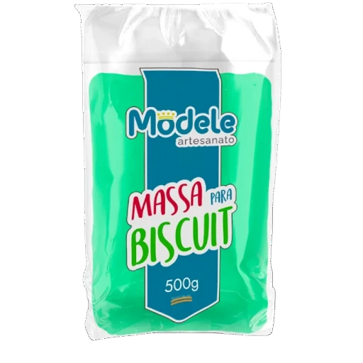 Massa para Biscuit  Modele Artesanato 500g CORES
