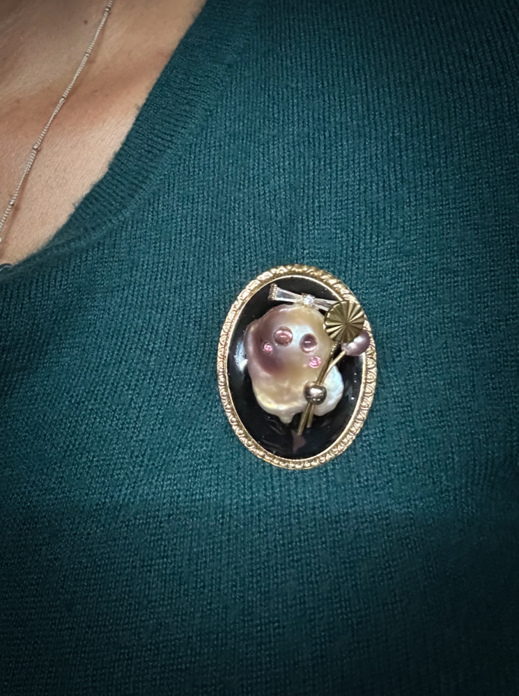 Lucky Penny Brooch