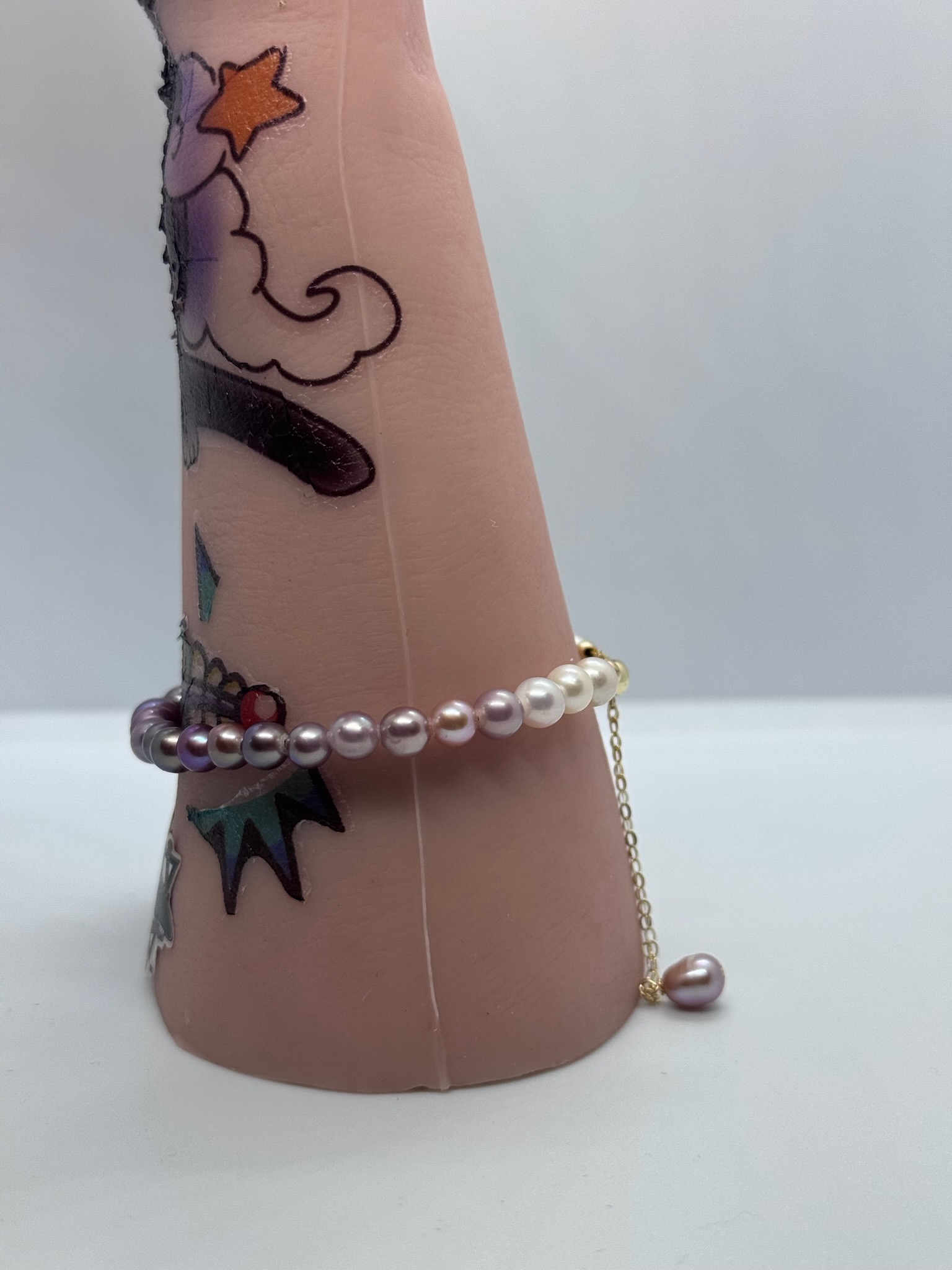 Gold Fill Freshwater Akoya Gradient Bracelet