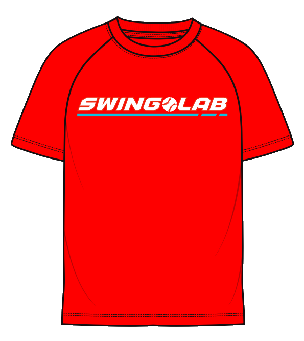 SWINGLAB Performance Tee (Red)