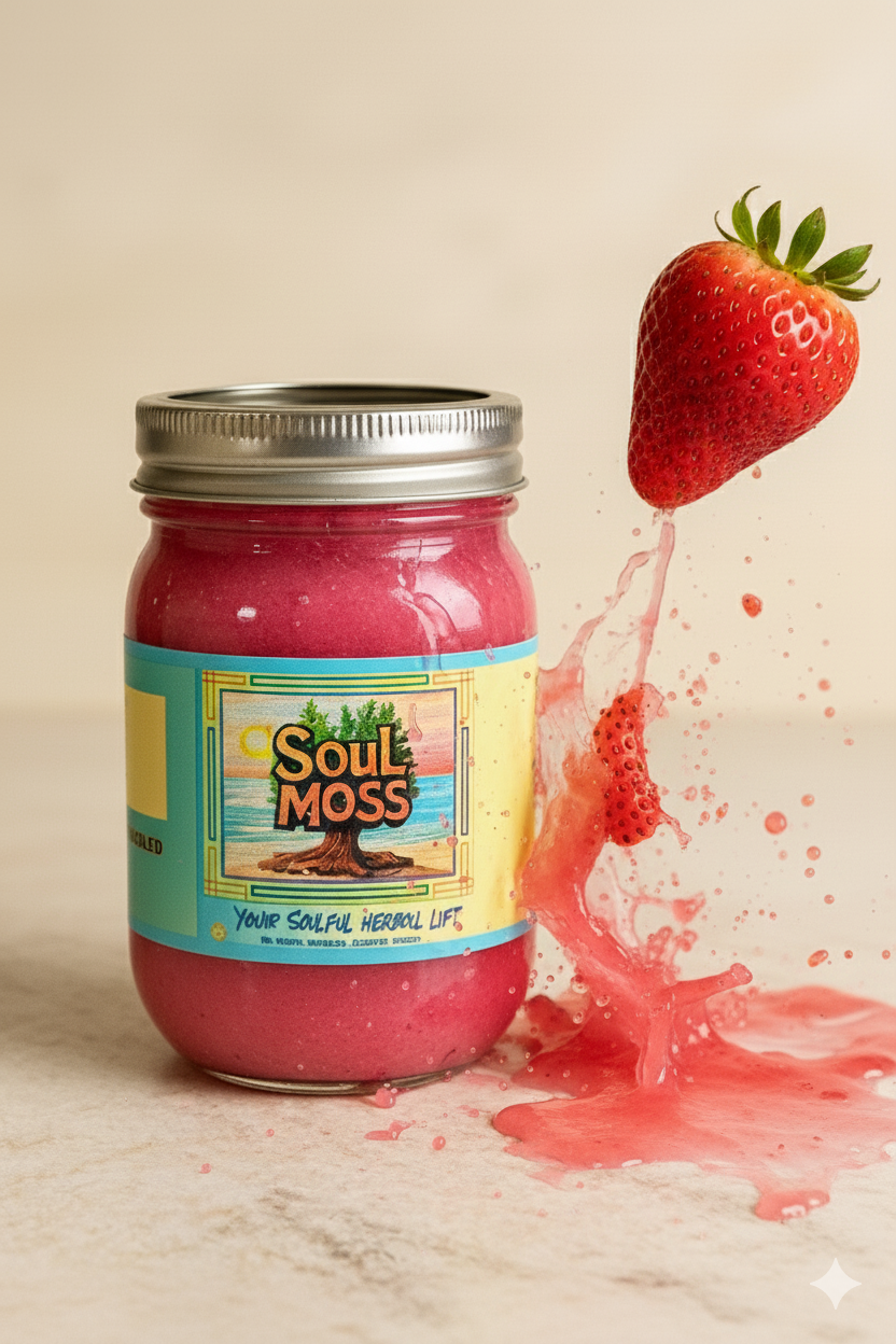 Soulmoss Sea Moss Gel Strawberry Flavor