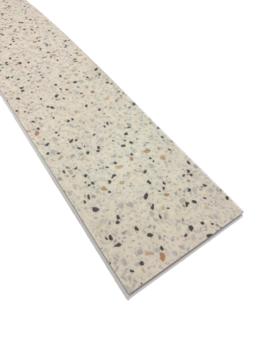 PISO SPC MOSAICO, 18,2cm X 1,22m , 5mm de grosor, hule IXPE de 1mm incluido, capa de desgaste ,5mm, no requiere pegamento