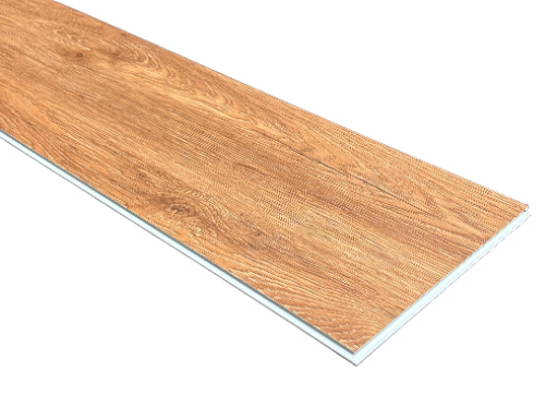 PISO SPC ROBLE, 18,2cm X 1,22m , 5mm de grosor, hule IXPE de 1mm incluido, capa de desgaste ,5mm, no requiere pegamento