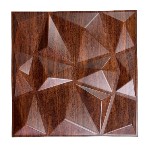 PANEL PVC 3D MADERA 50cm x 50cm