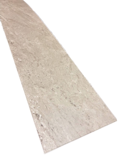 PISO SPC CREMA, 18,2cm X 1,22m , 5mm de grosor, hule IXPE de 1mm incluido, capa de desgaste ,5mm, no requiere pegamento