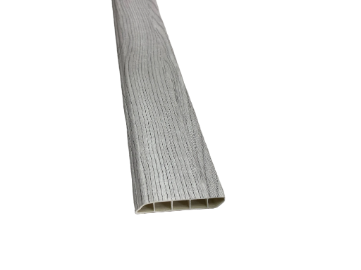 RODAPIÉ PVC GRIS 8CM X 2,40M