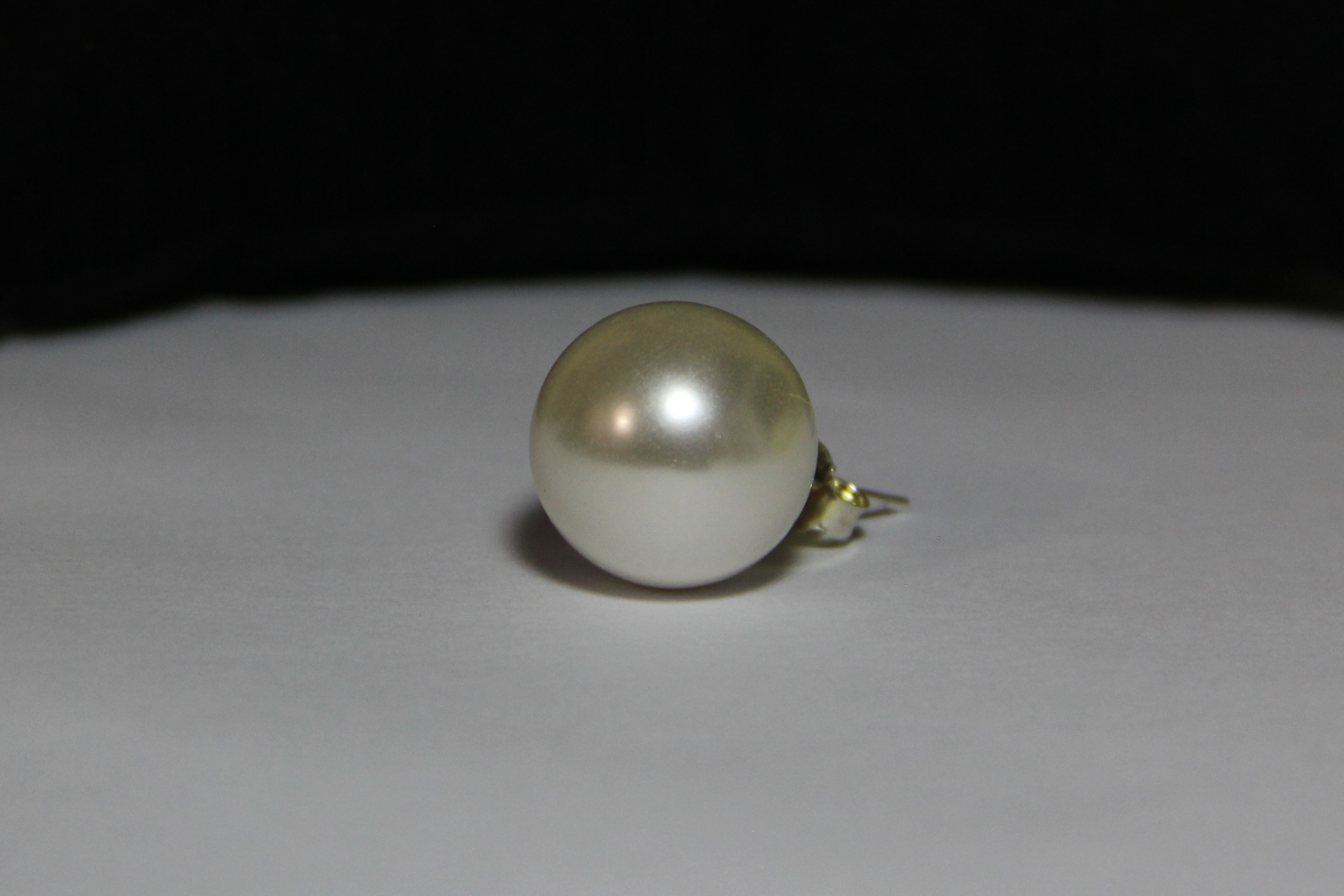 Pendientes De Perlas Redondas