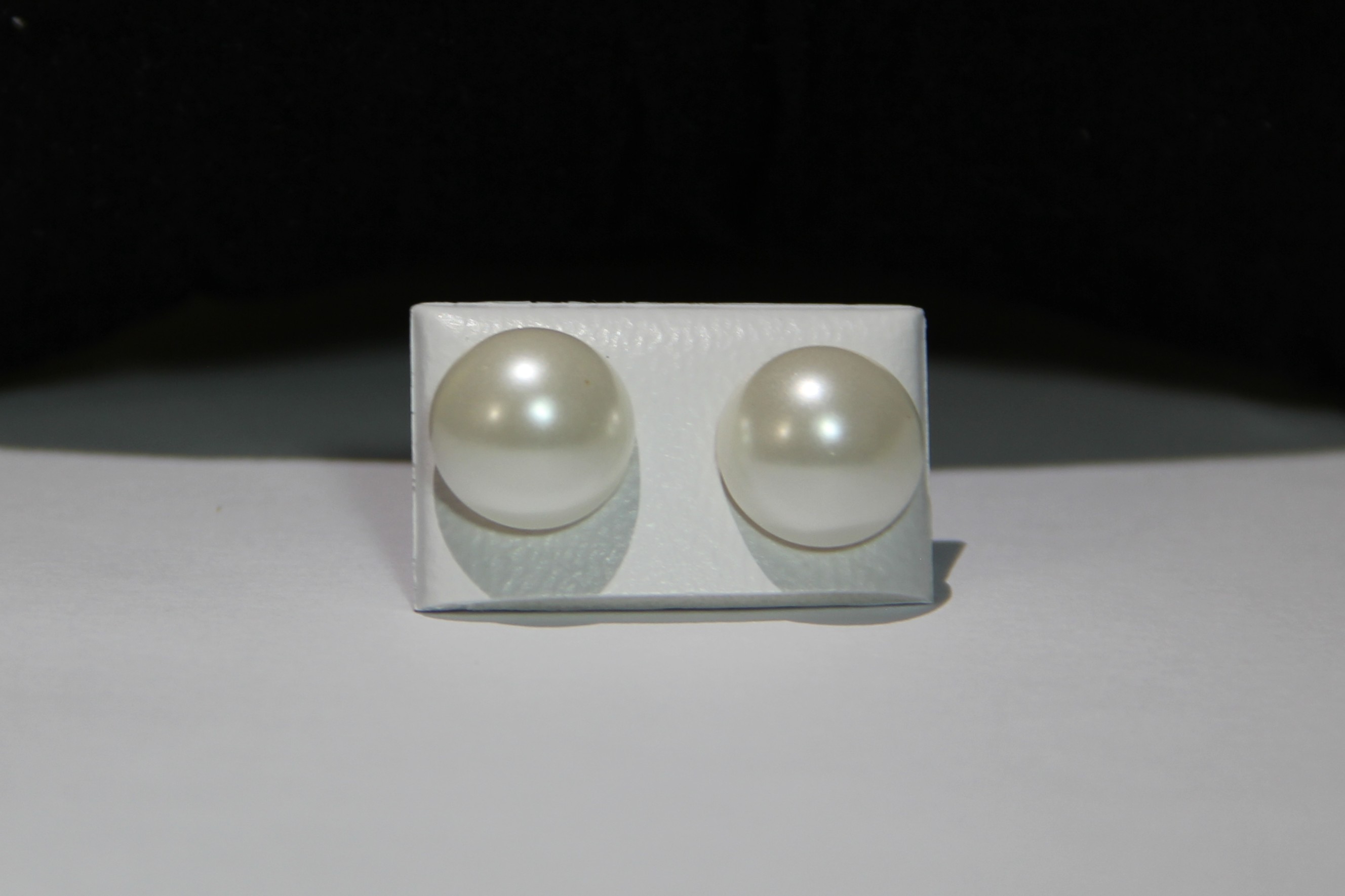 Pendientes De Media Perla