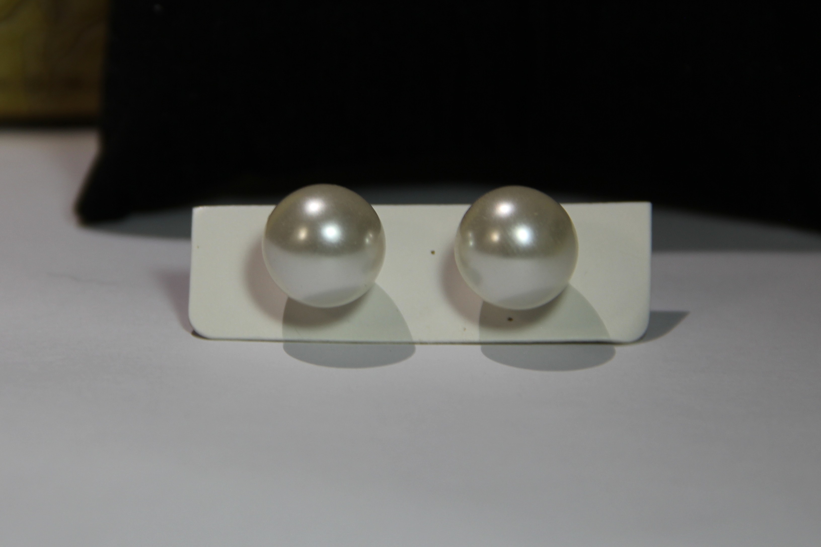 Pendientes De Perlas Redondas