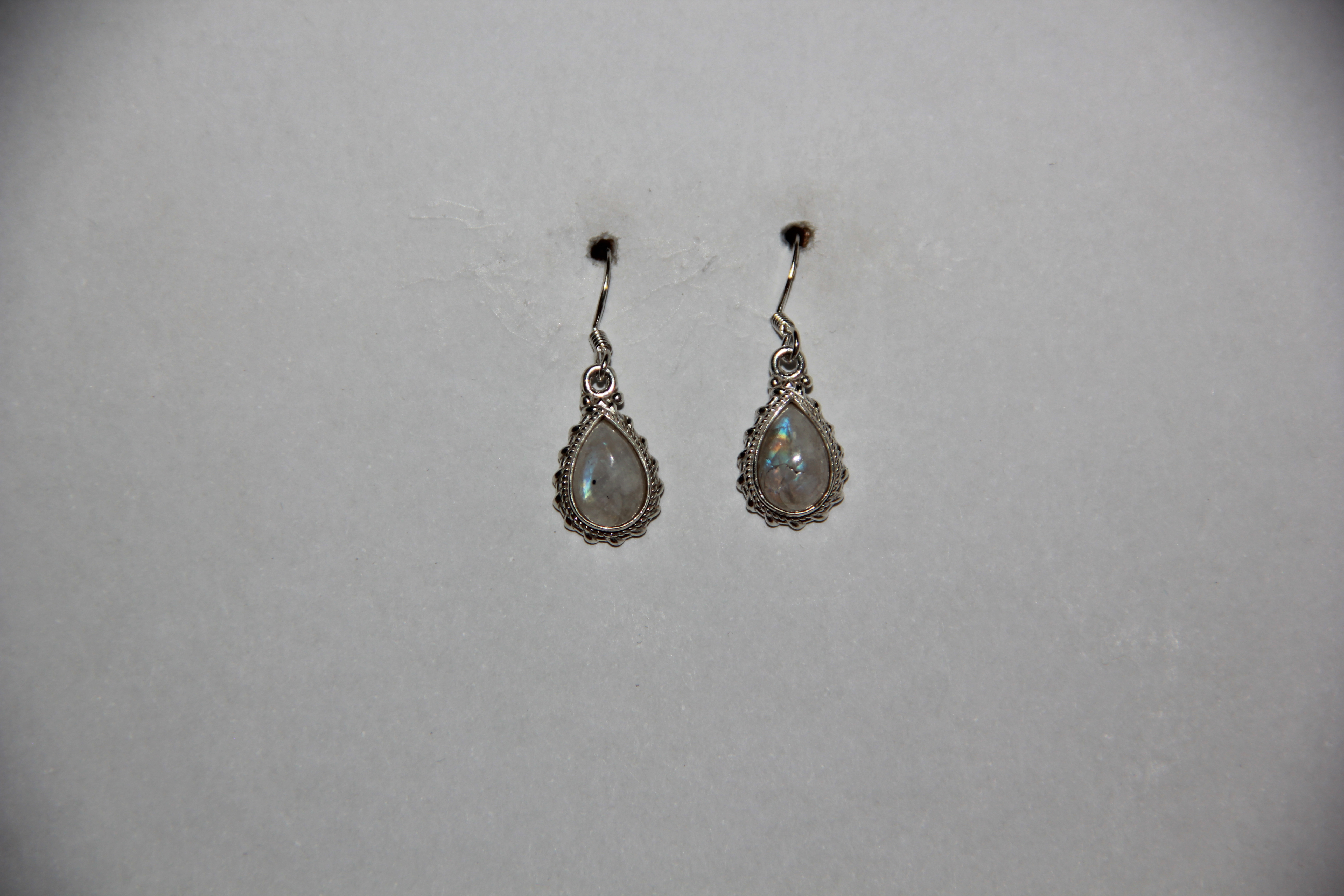 Pendientes De Piedra De Luna 