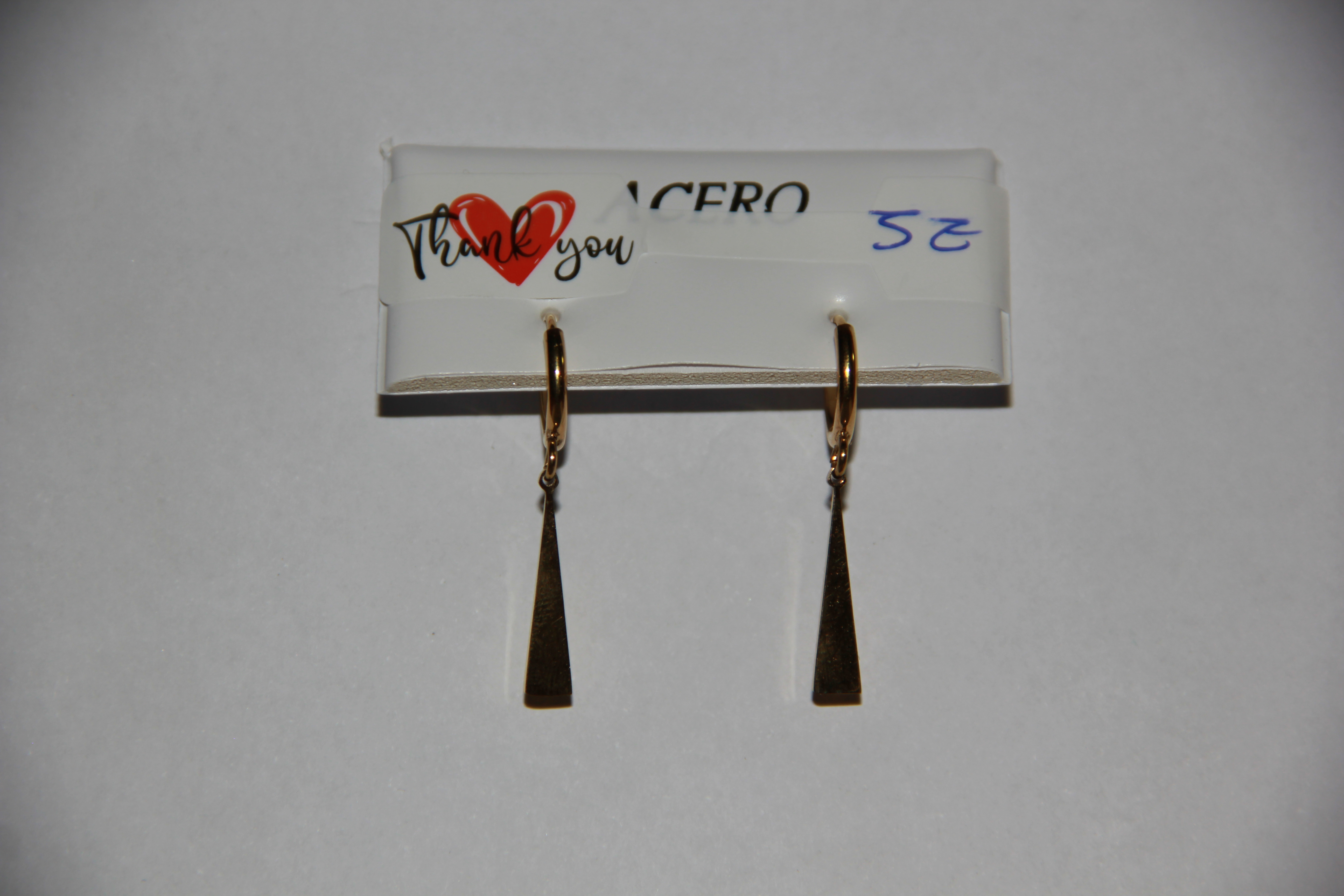 Pendientes Triangular Largo