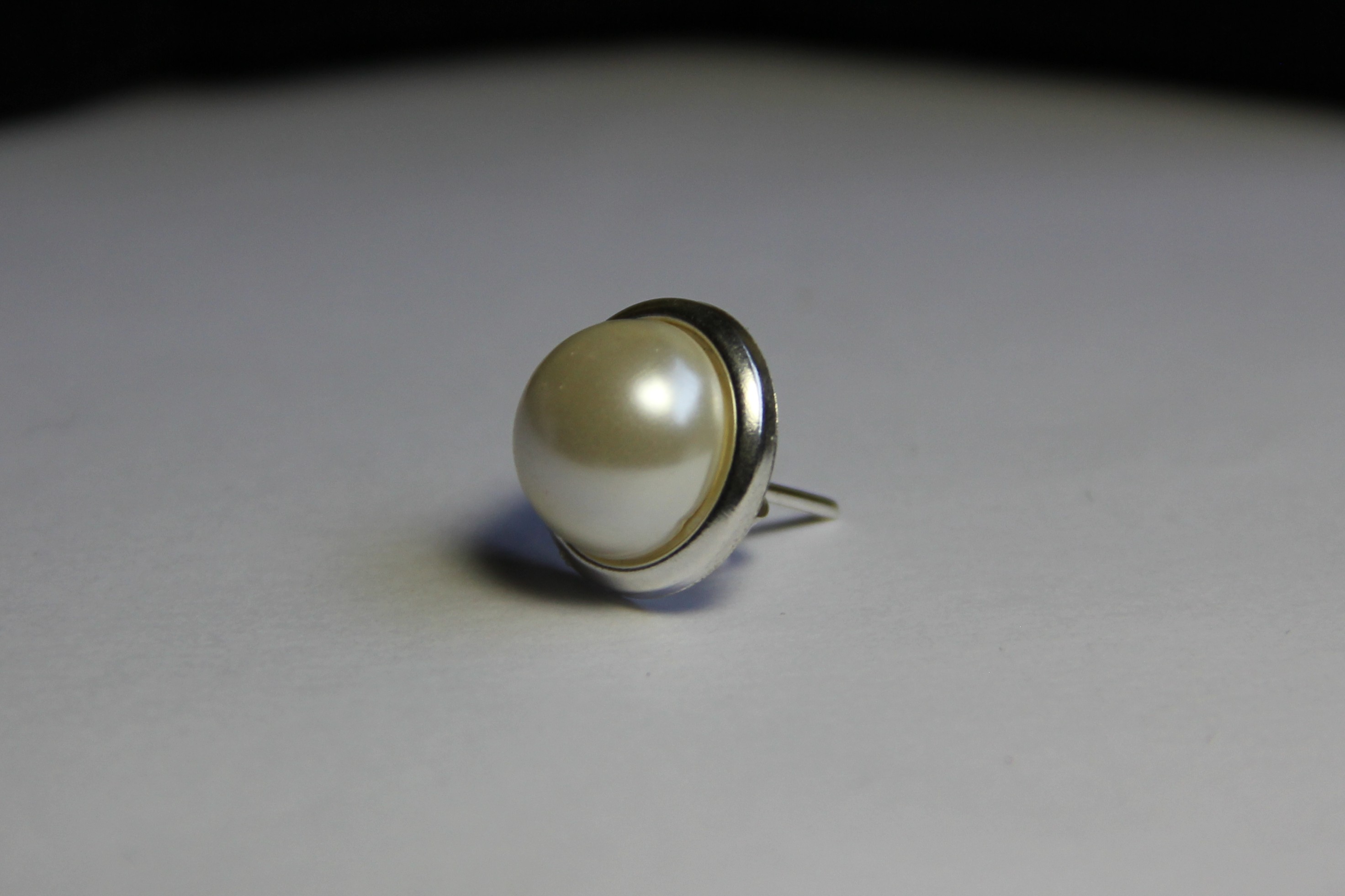 Pendientes De Perlas Botón