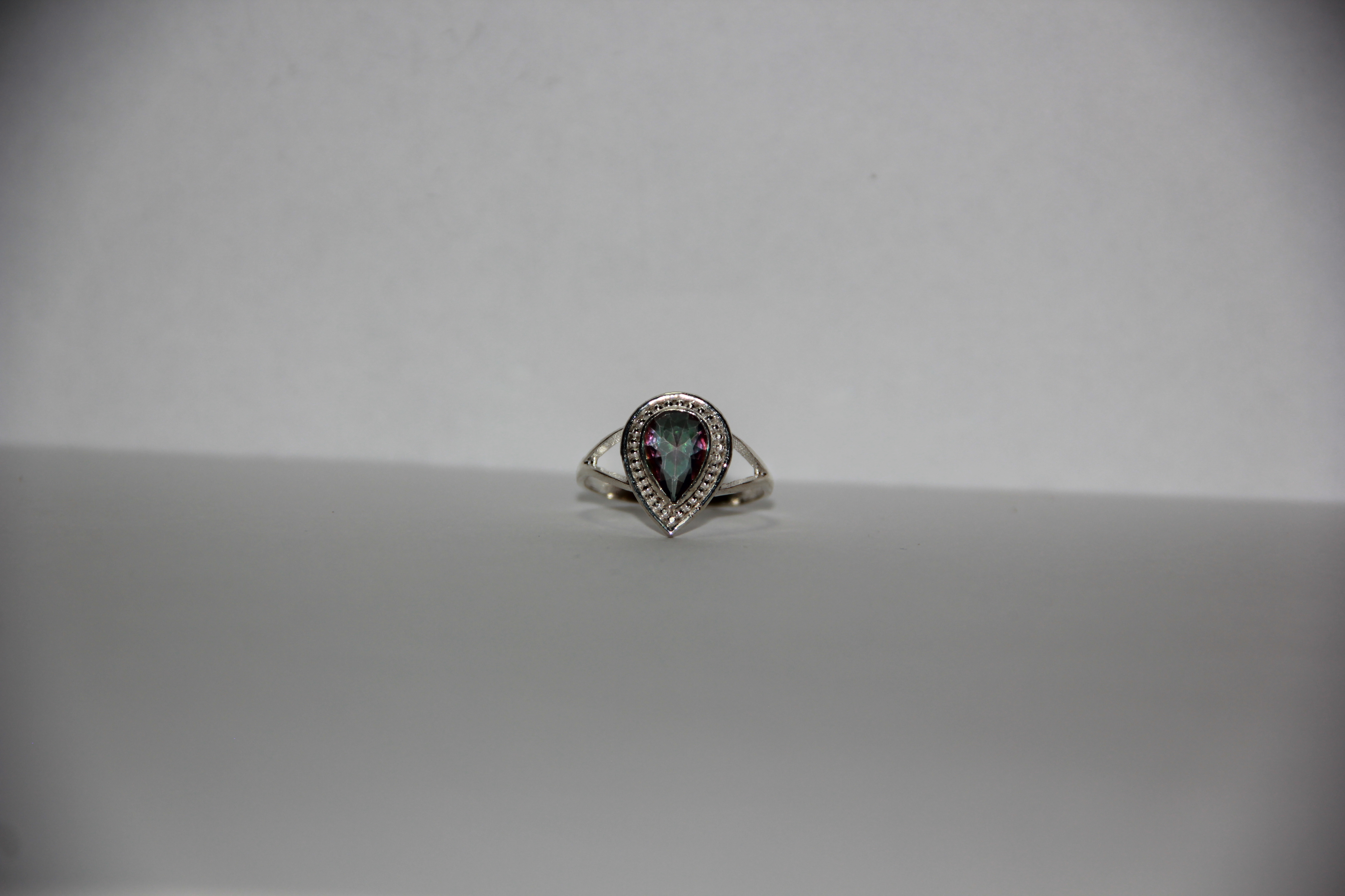 Anillo Topacio Místico Ovalado