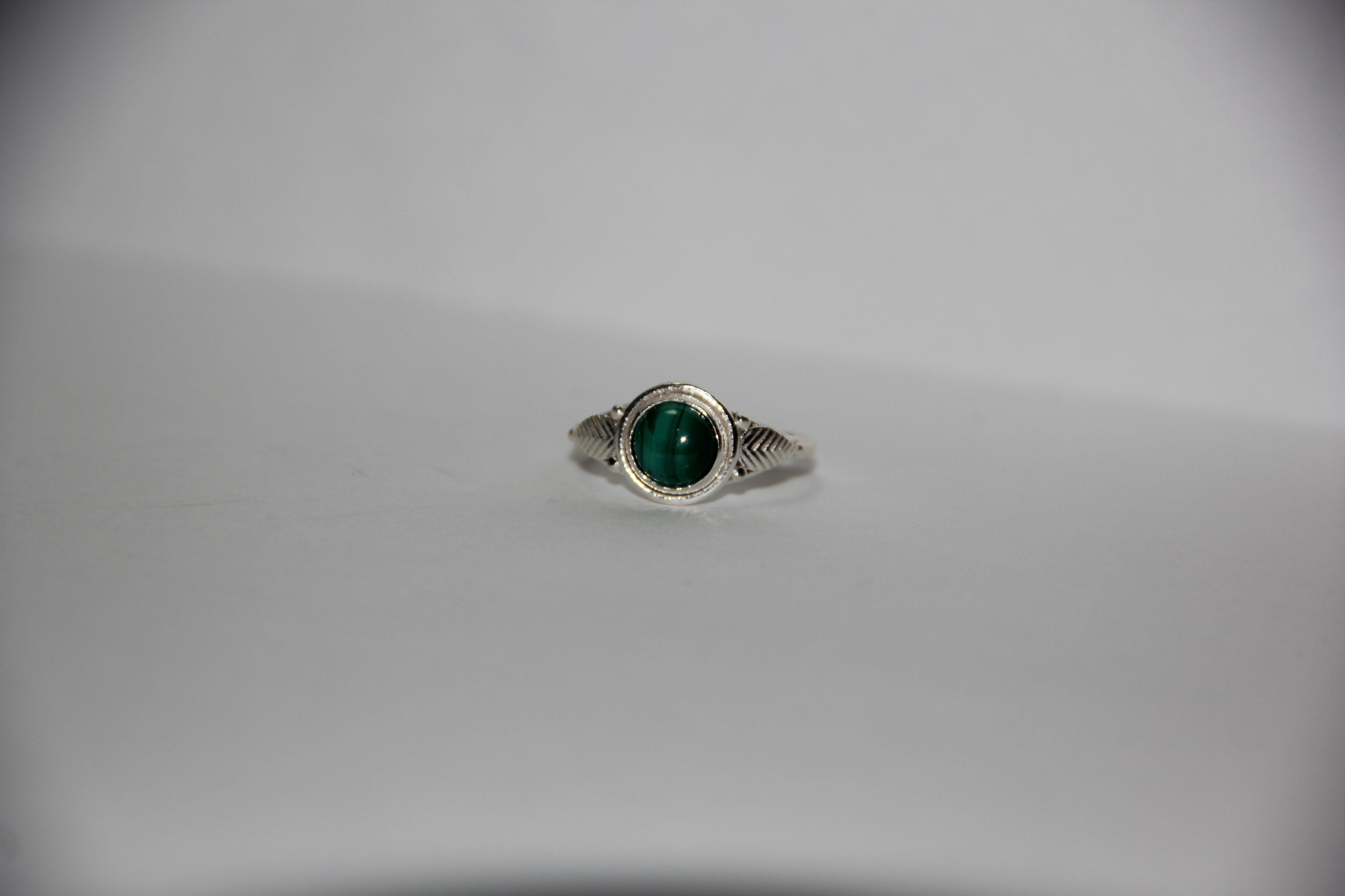 Anillo Malaquita Redondo