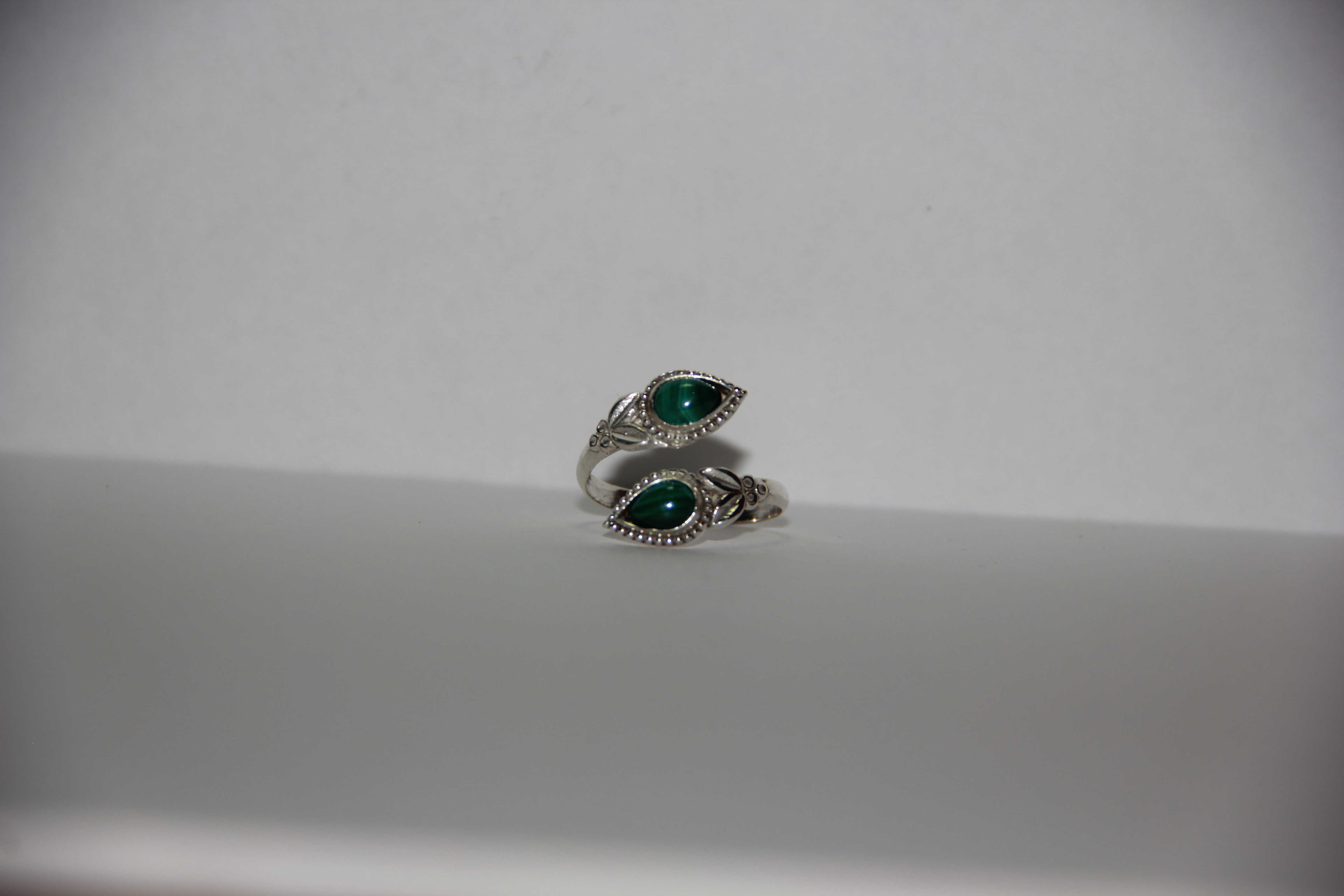 Anillo Malaquita Doble