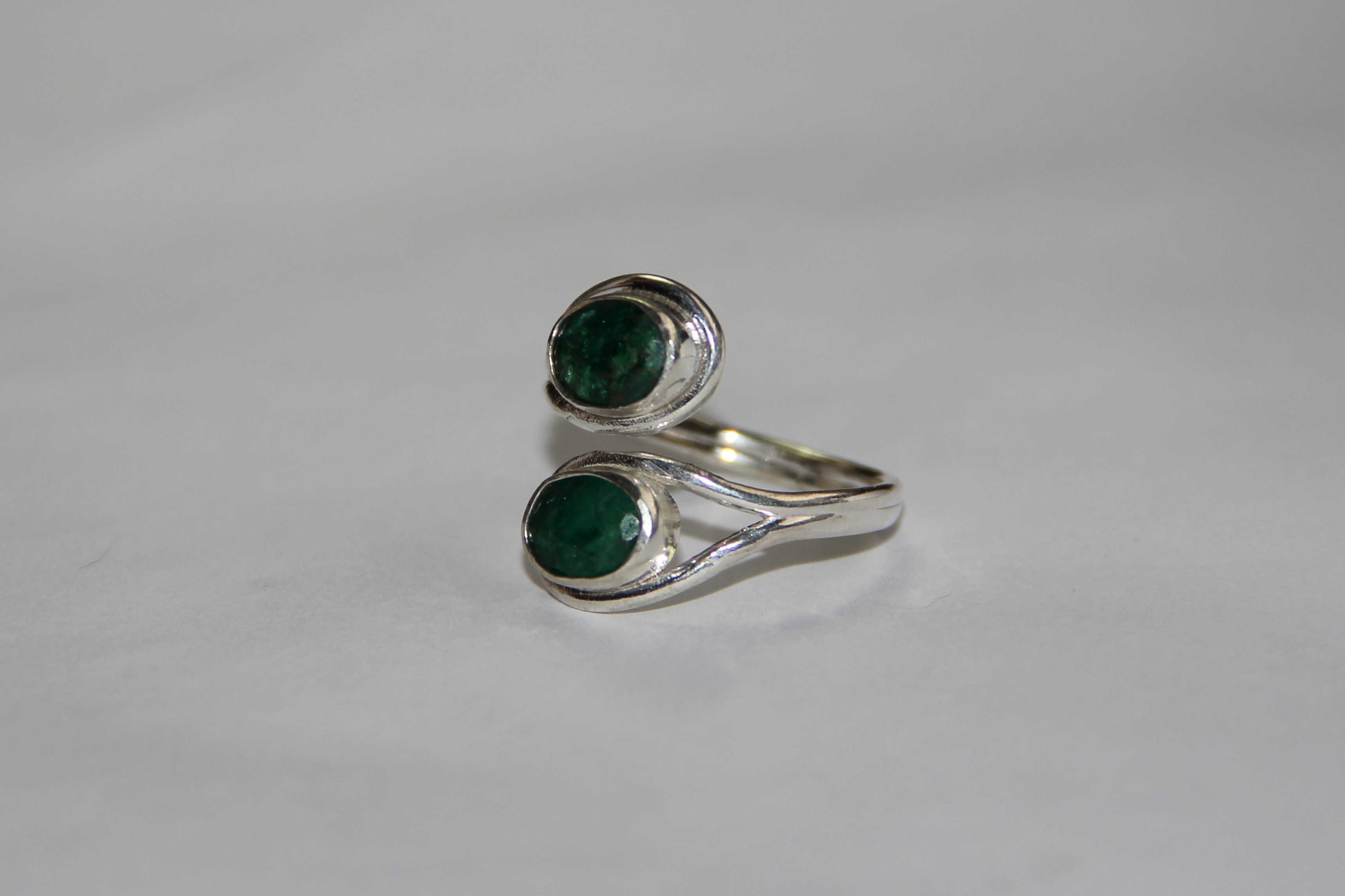 Anillo Malaquita Doble