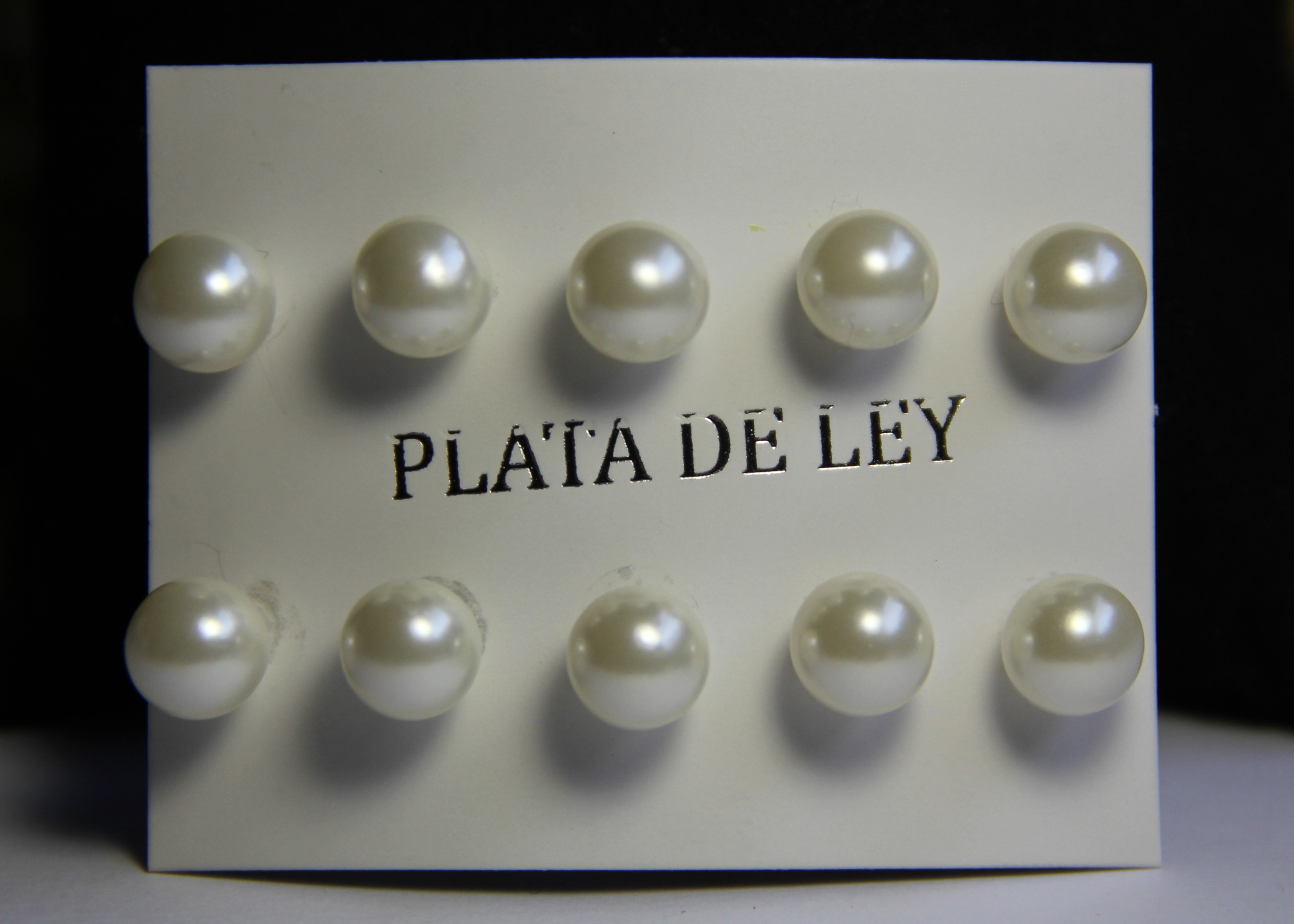 Pendientes De Perlas Redondas