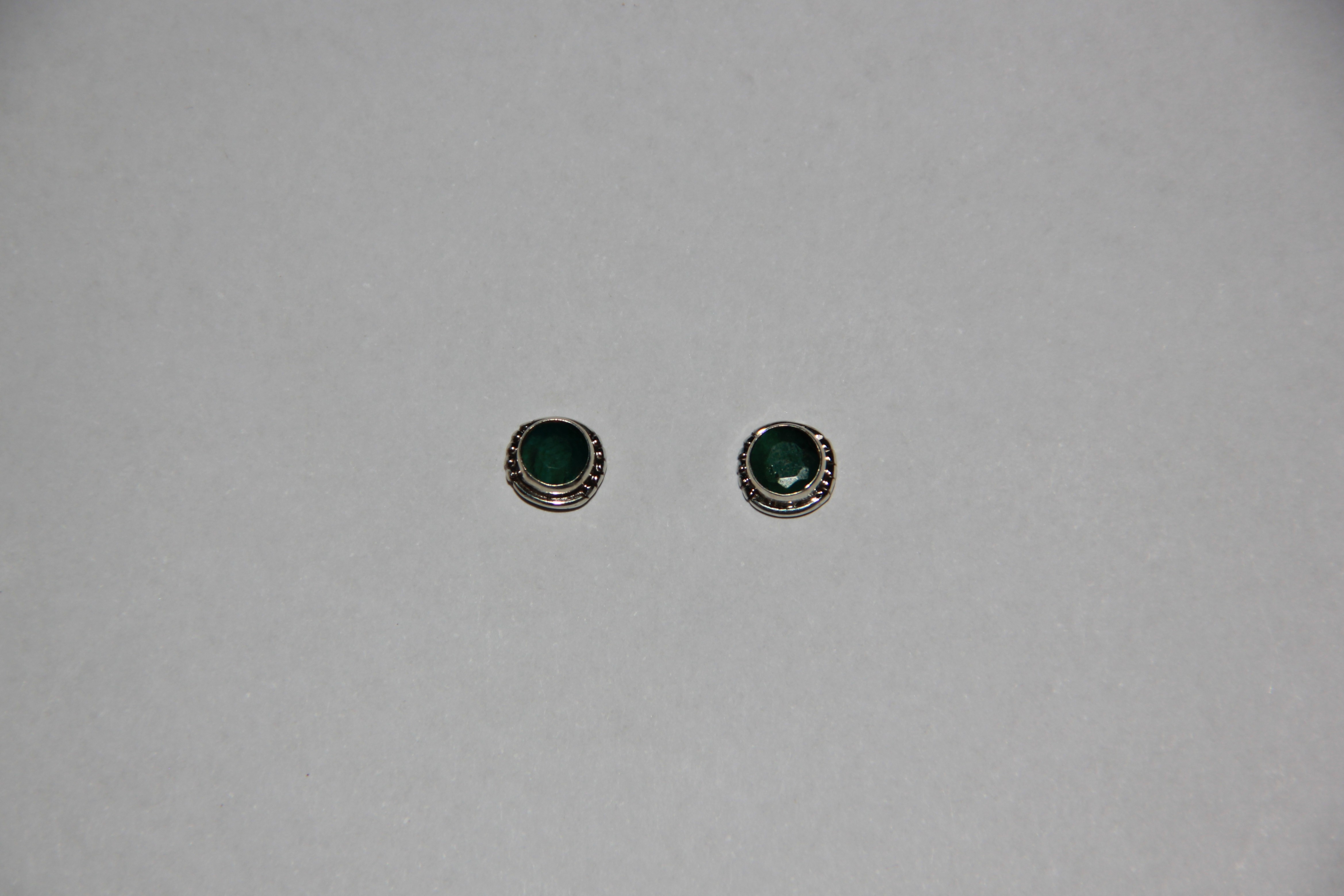 Pendientes Malaquita