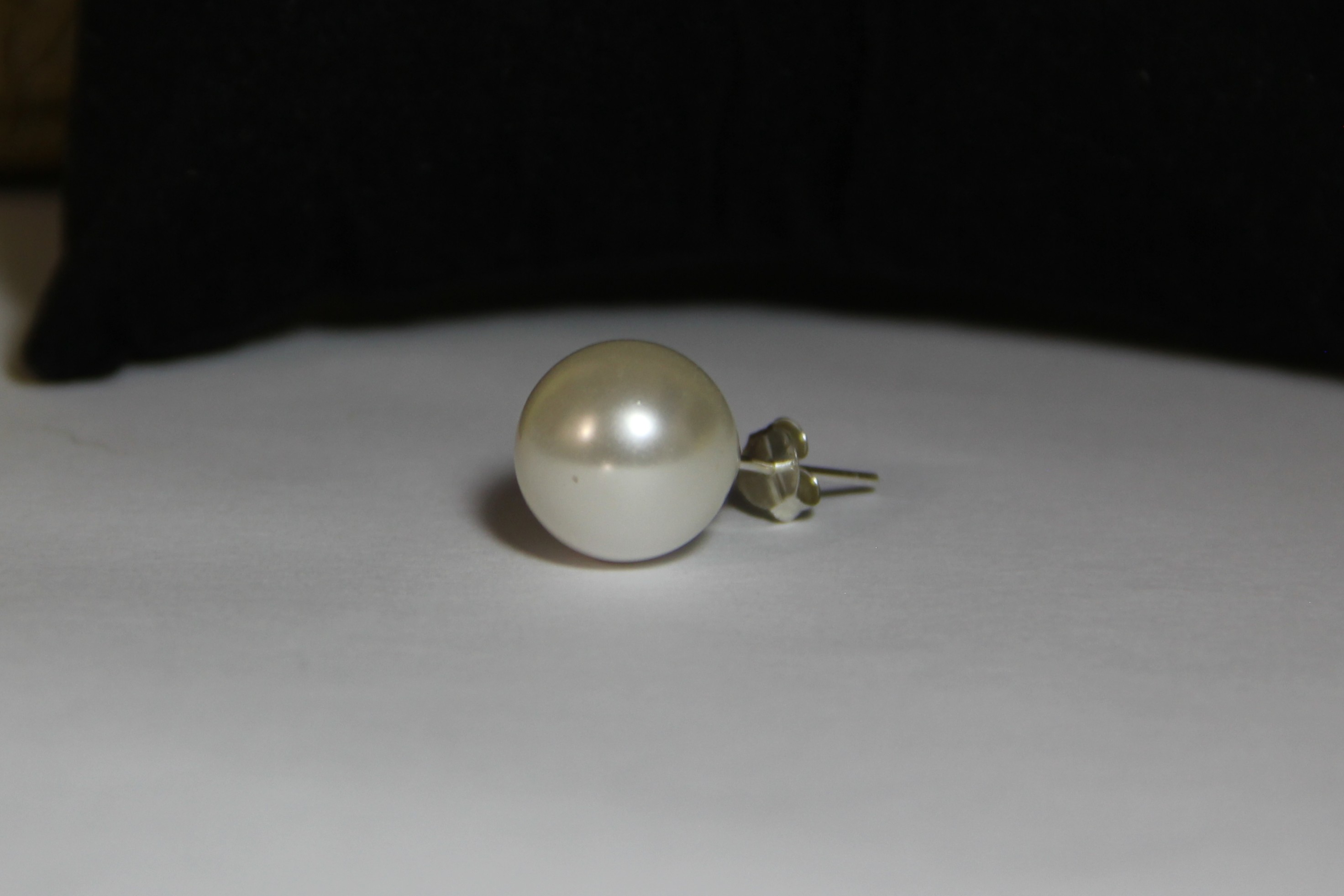 Pendientes De Perlas Redondas