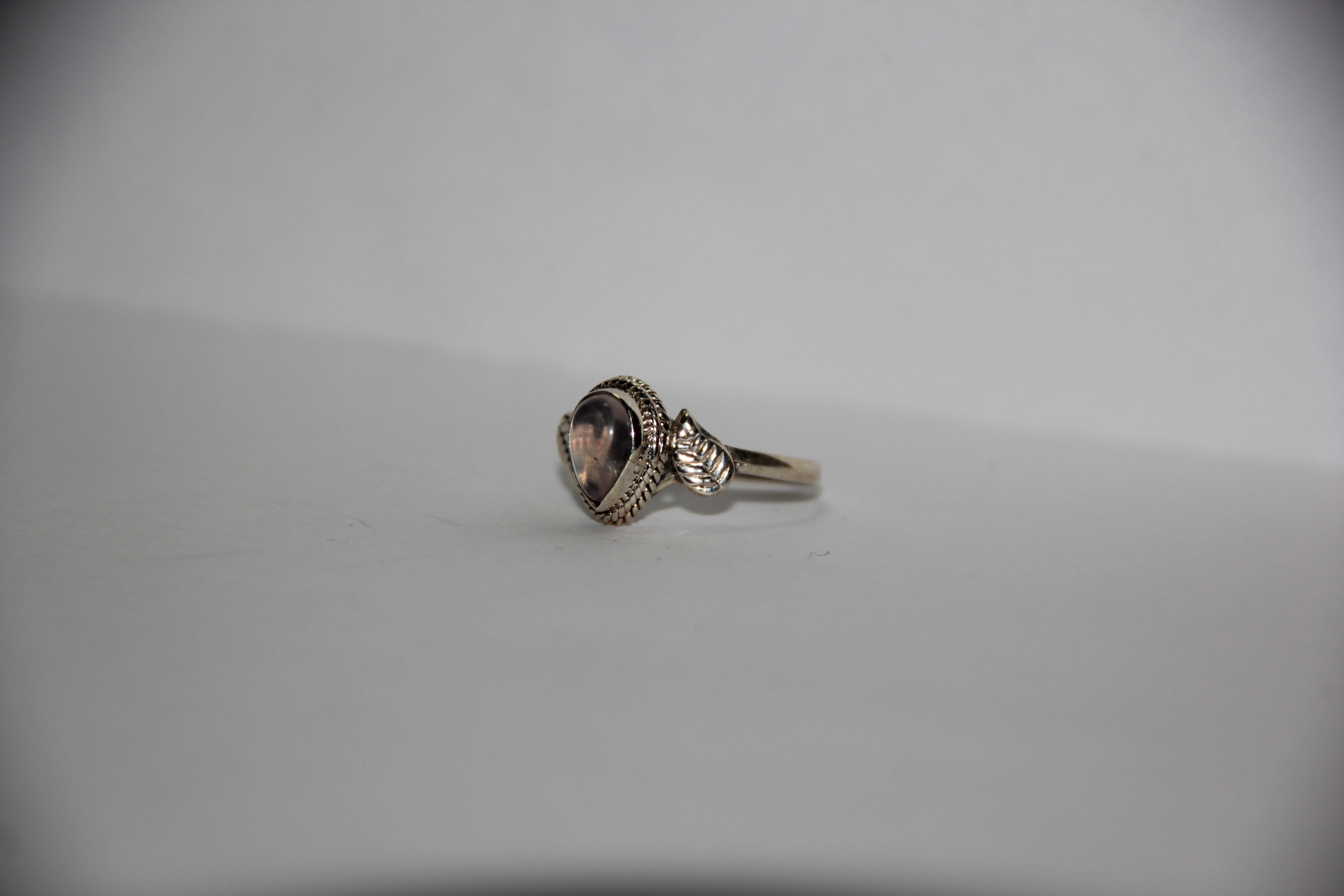 Anillo De Cuarzo Rosa