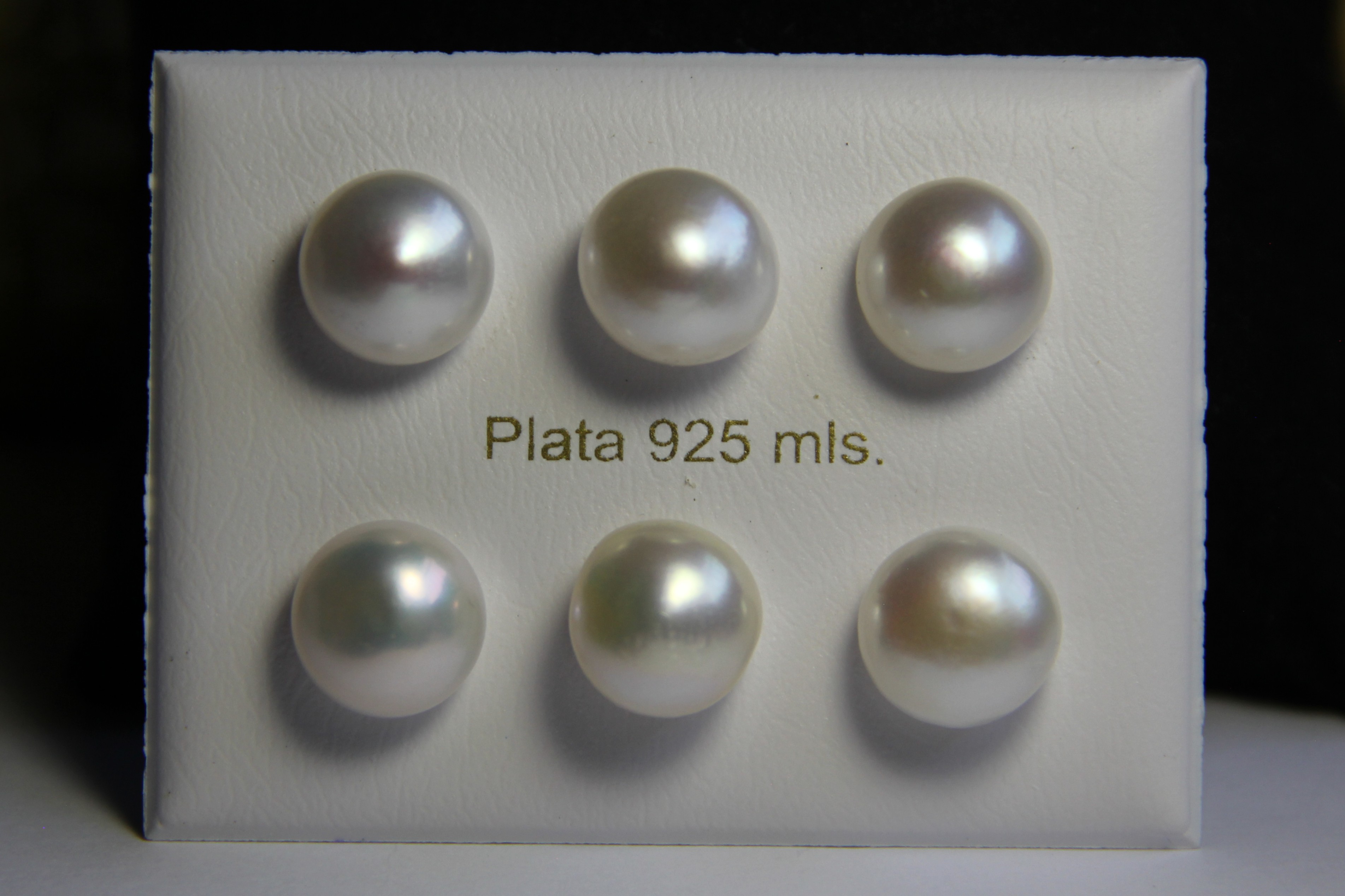 Pendientes De Perlas Aplanadas 