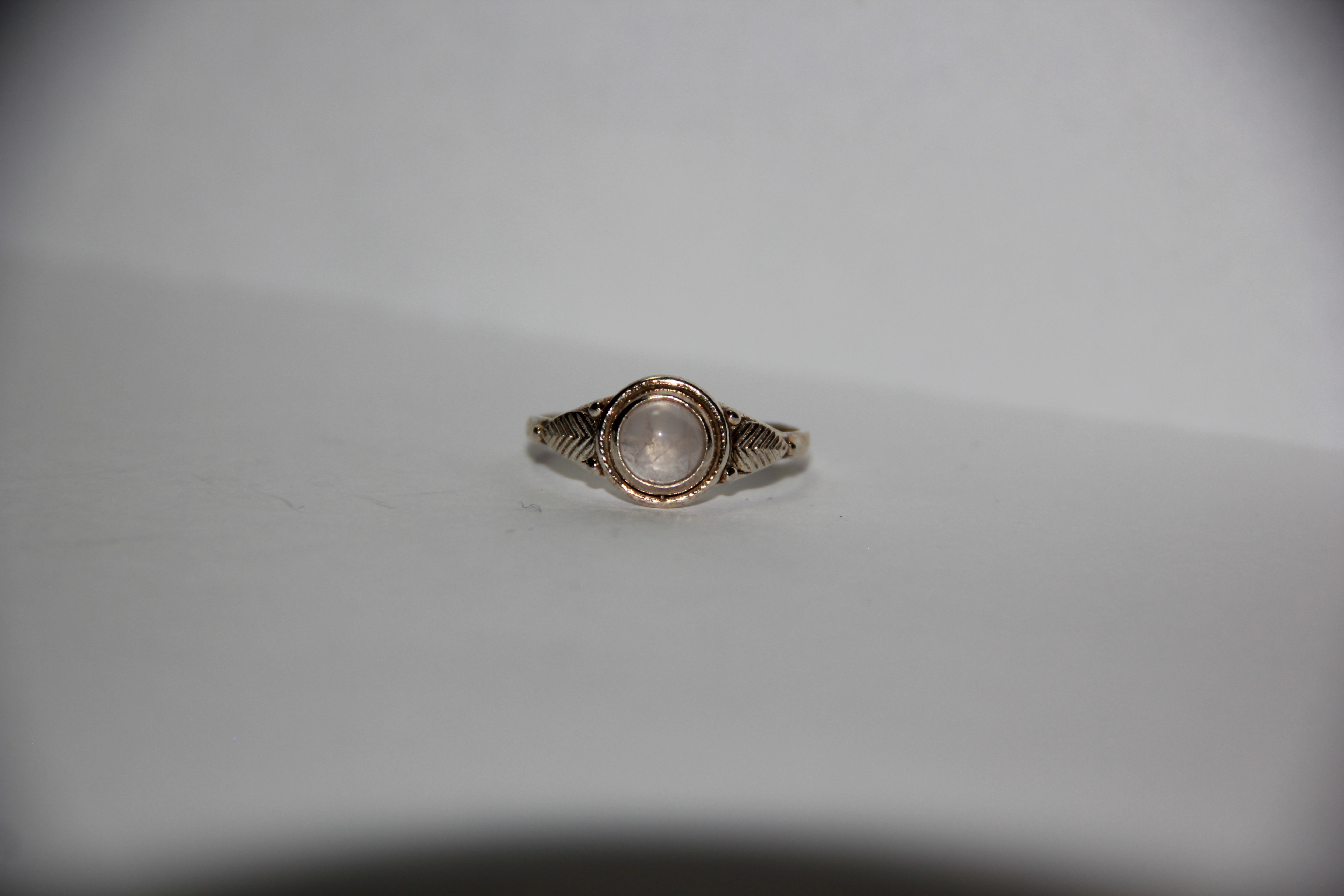 Anillo De Cuarzo Rosa 