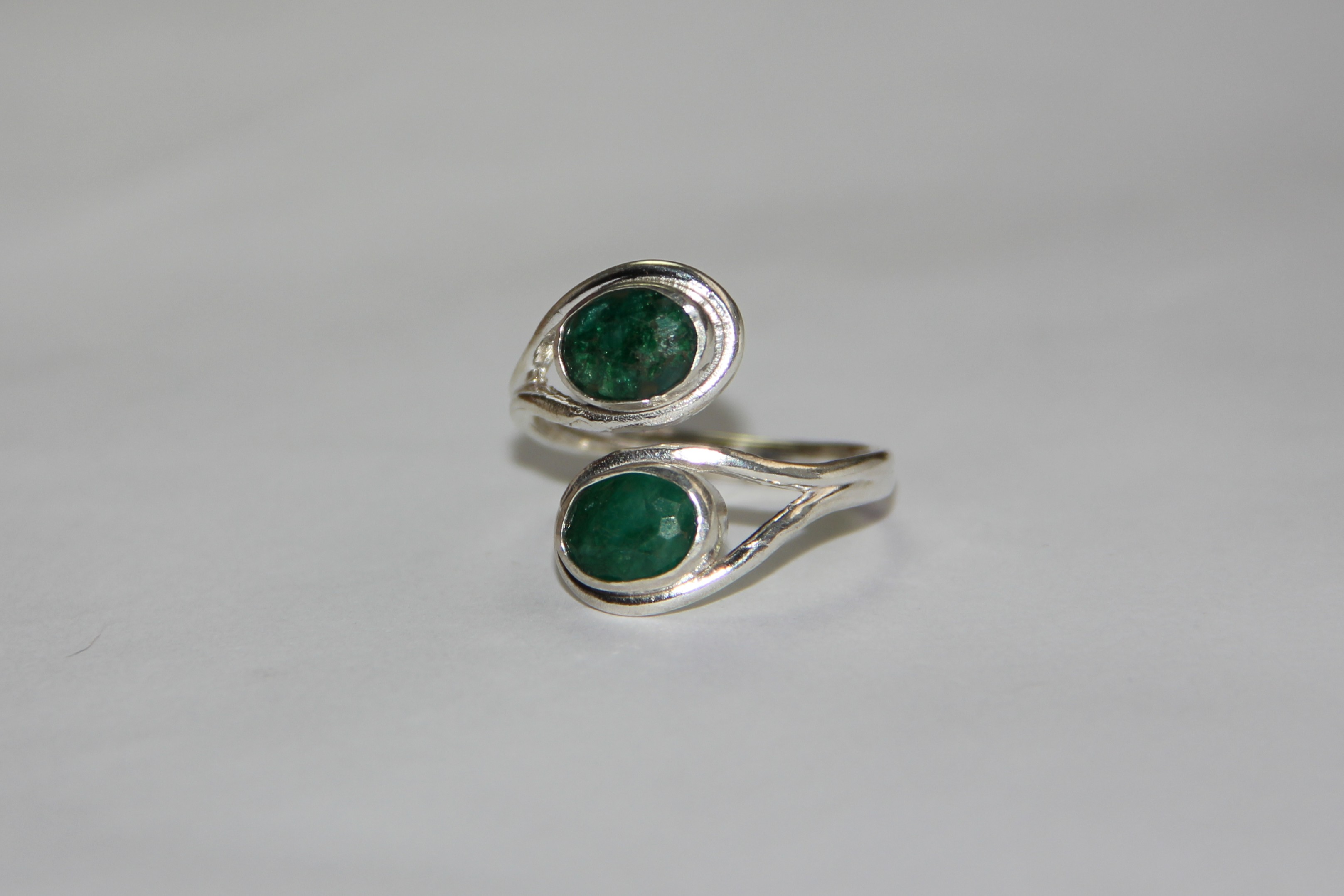 Anillo Malaquita Doble