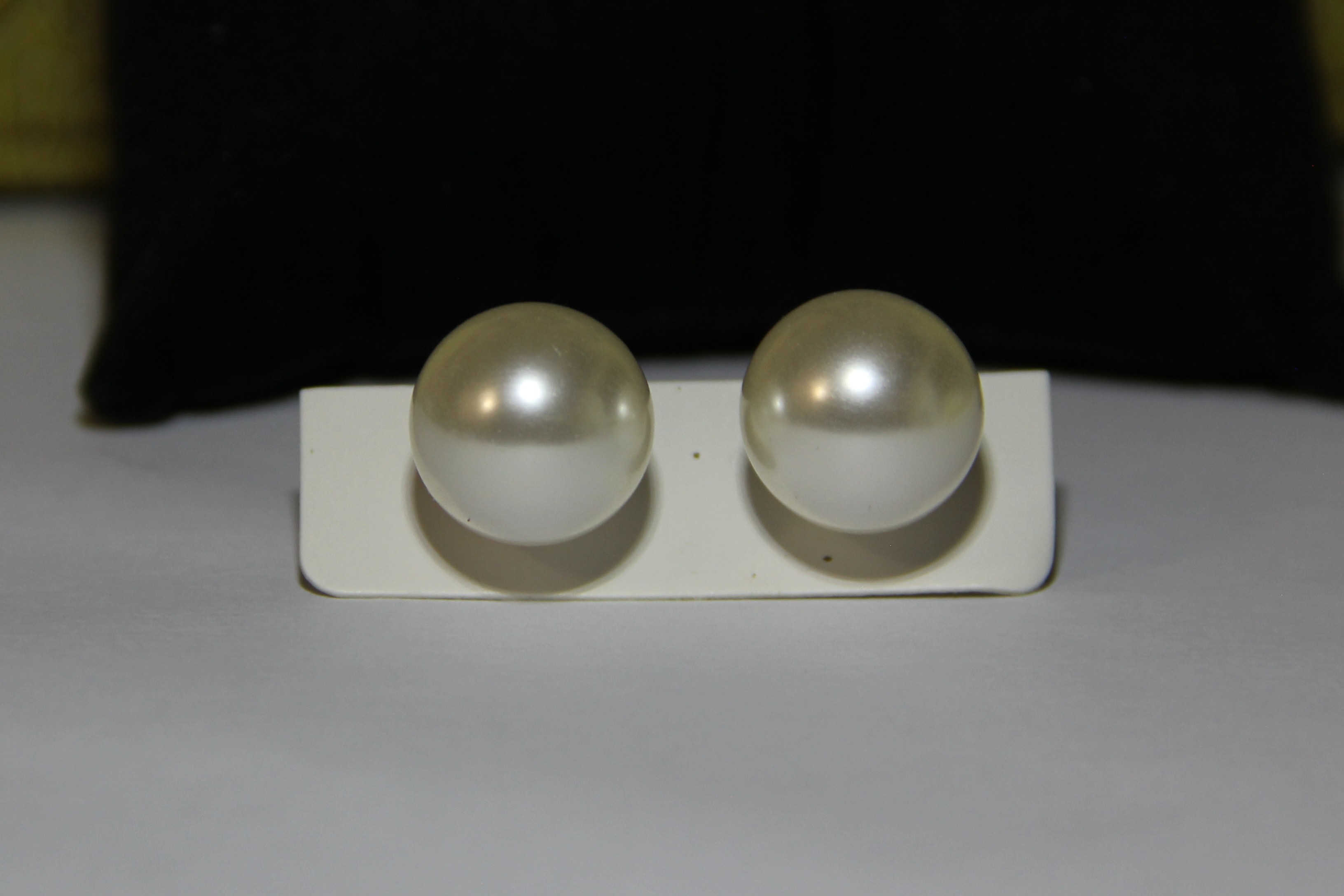 Pendientes De Perlas Redondas