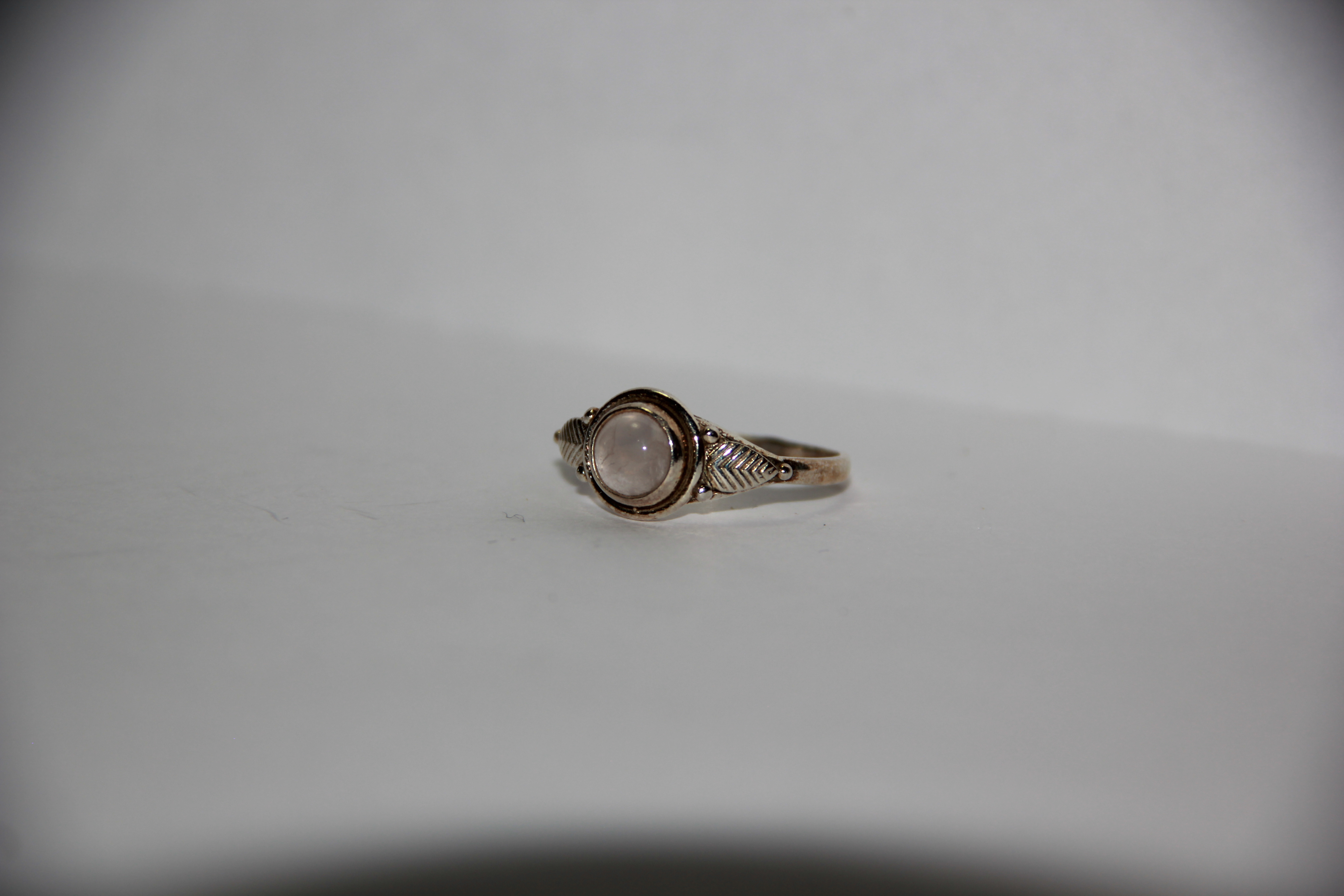 Anillo De Cuarzo Rosa 