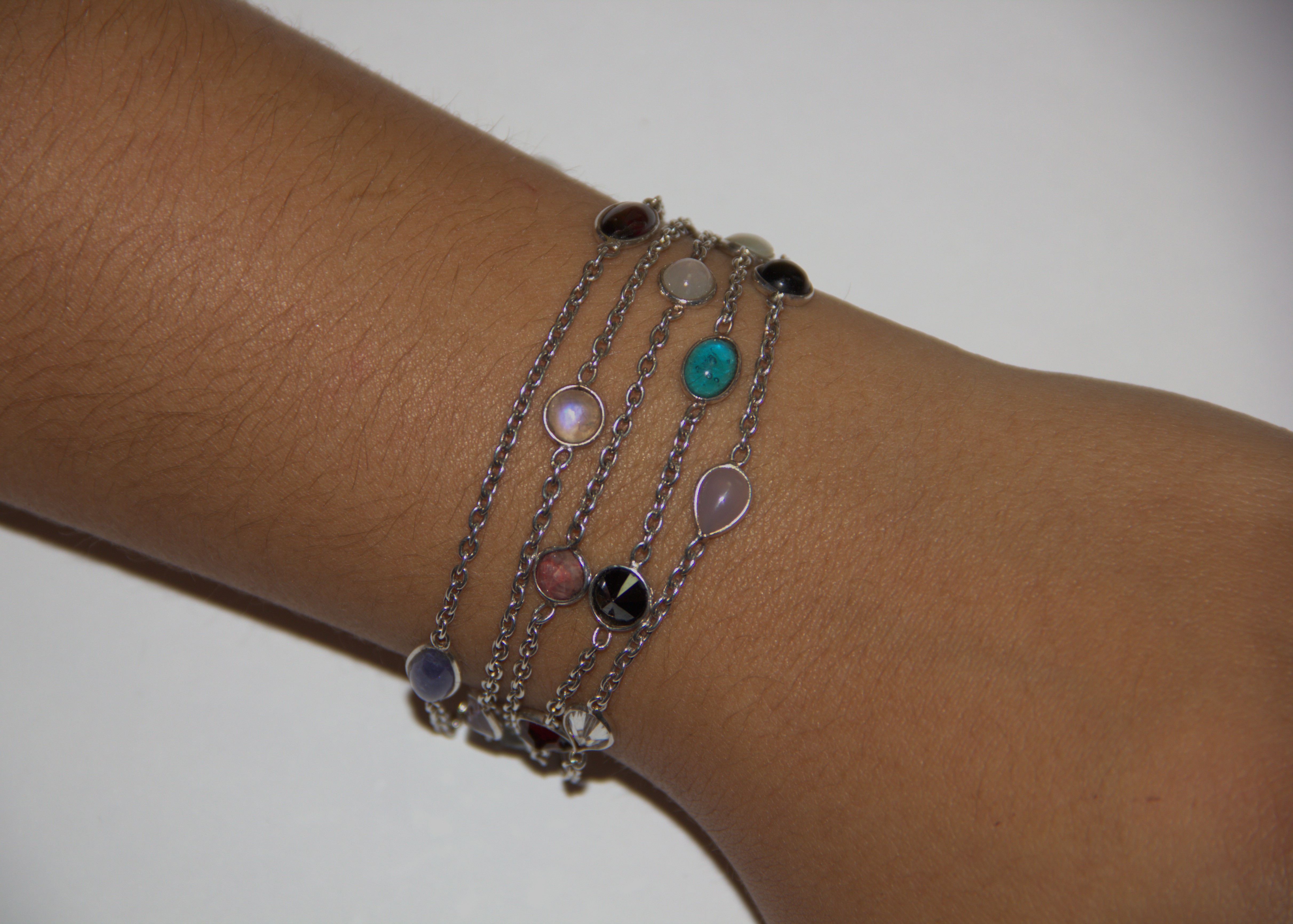 Pulsera De Piedras De Colores