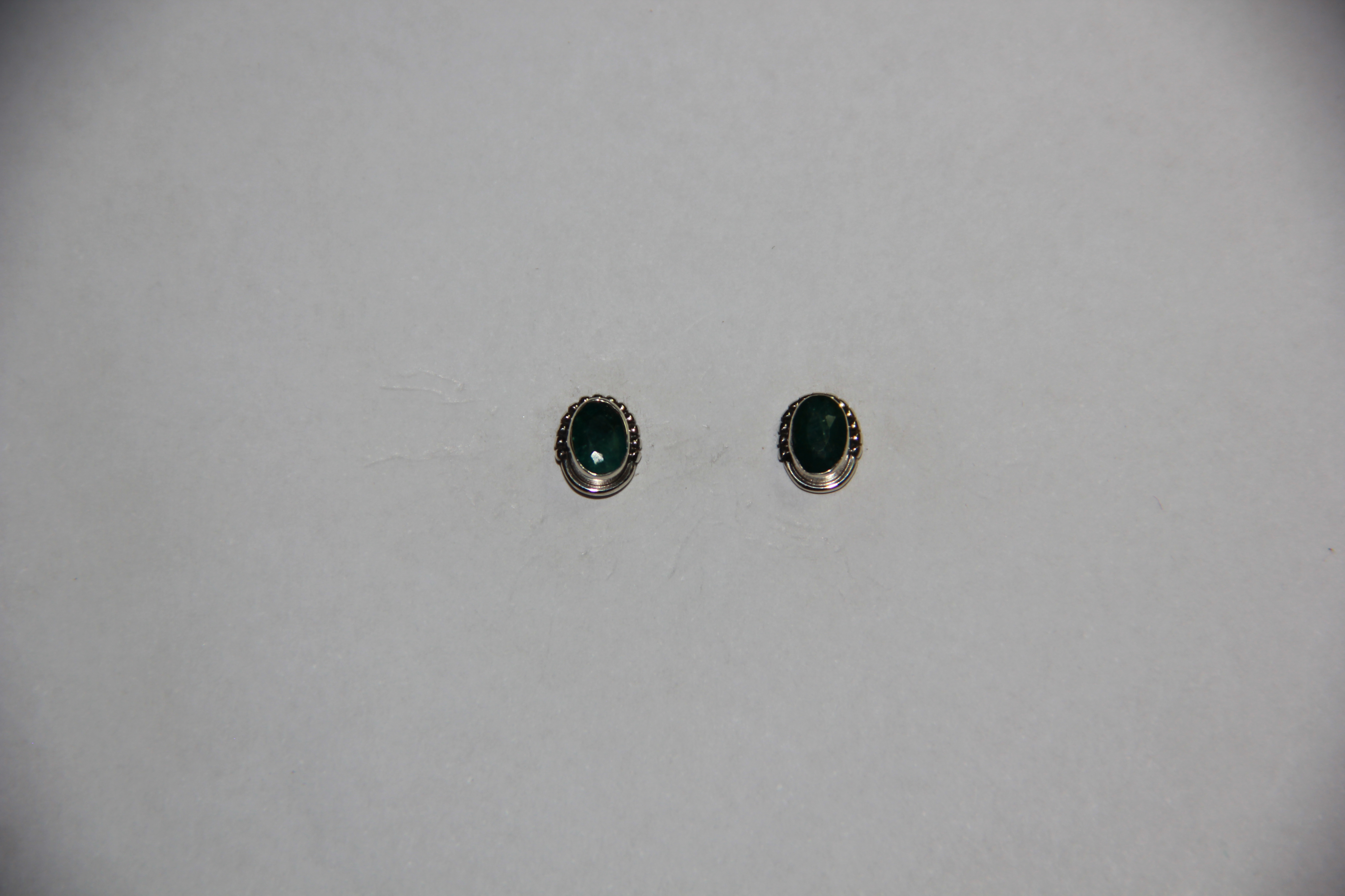 Pendientes Malaquita