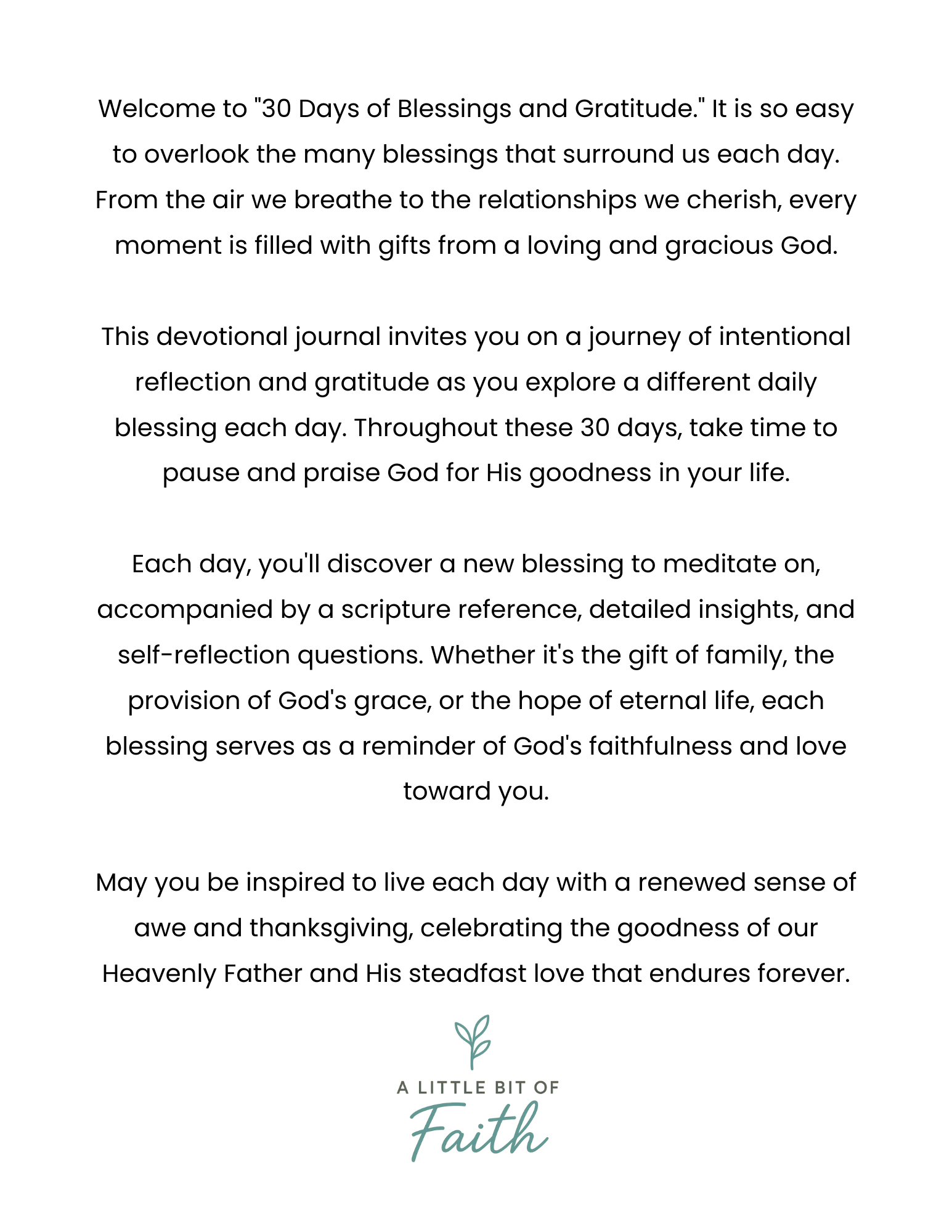 Blessings & Gratitude