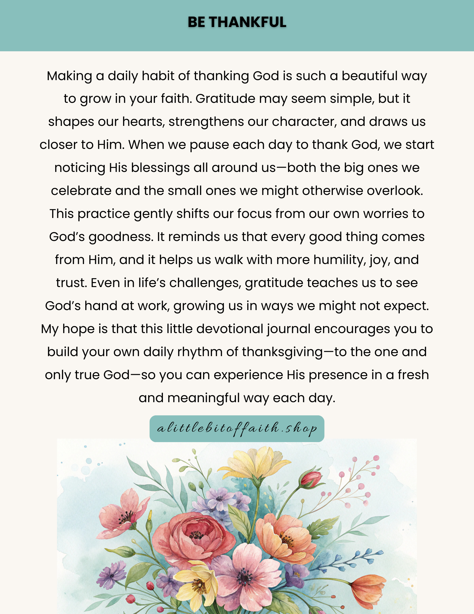 Be Thankful 10-Day Devotional