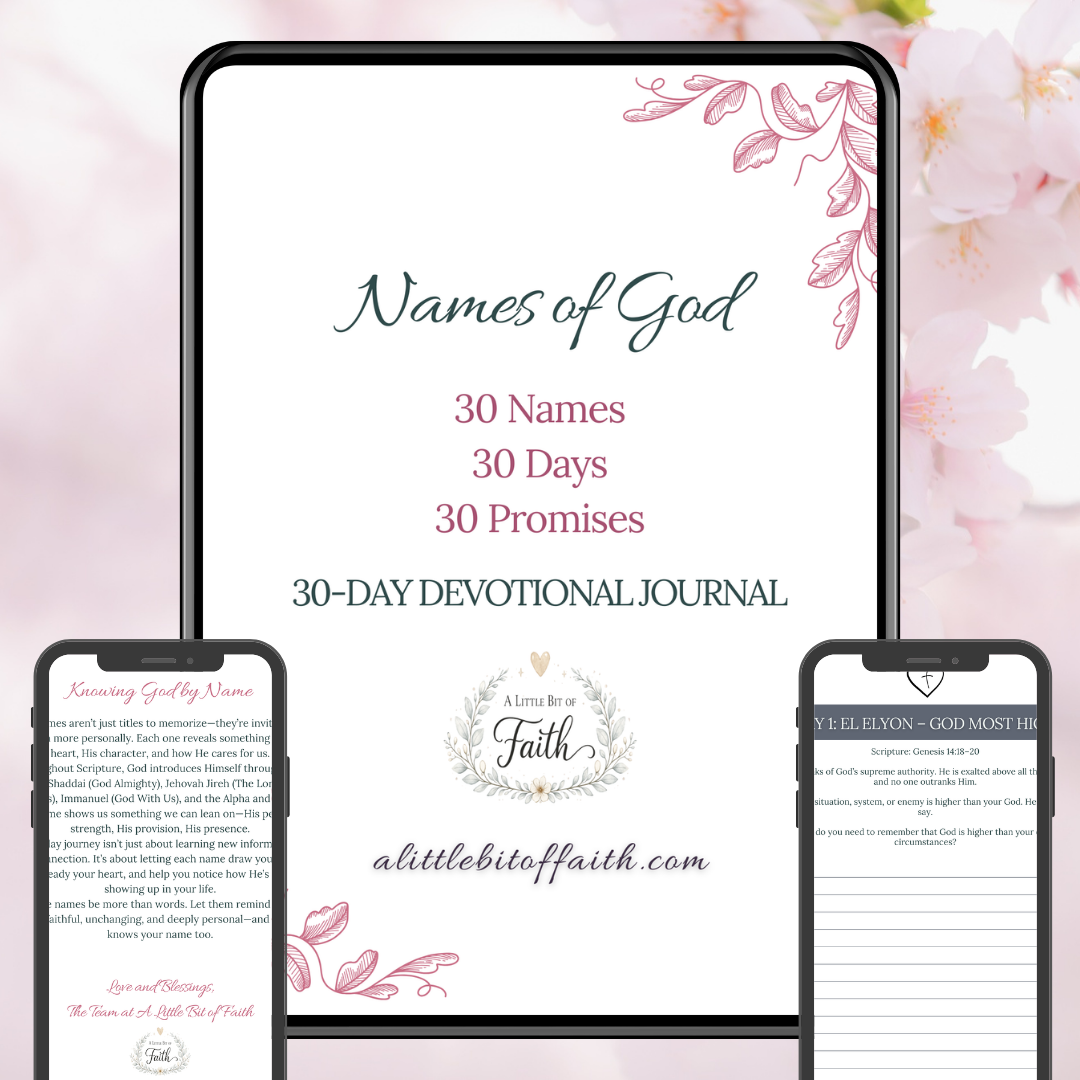 Names of God 30-Day Devotional Journal