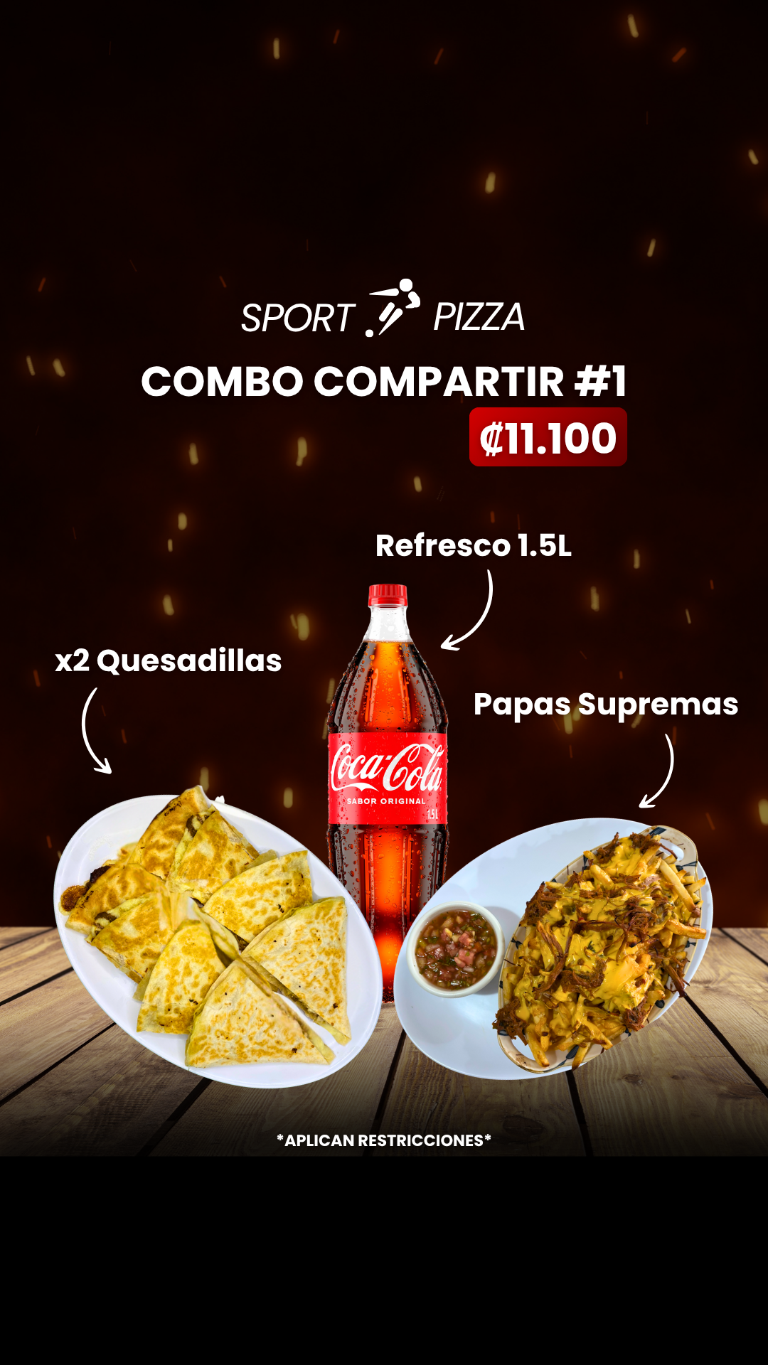 Quesadillas para compartir