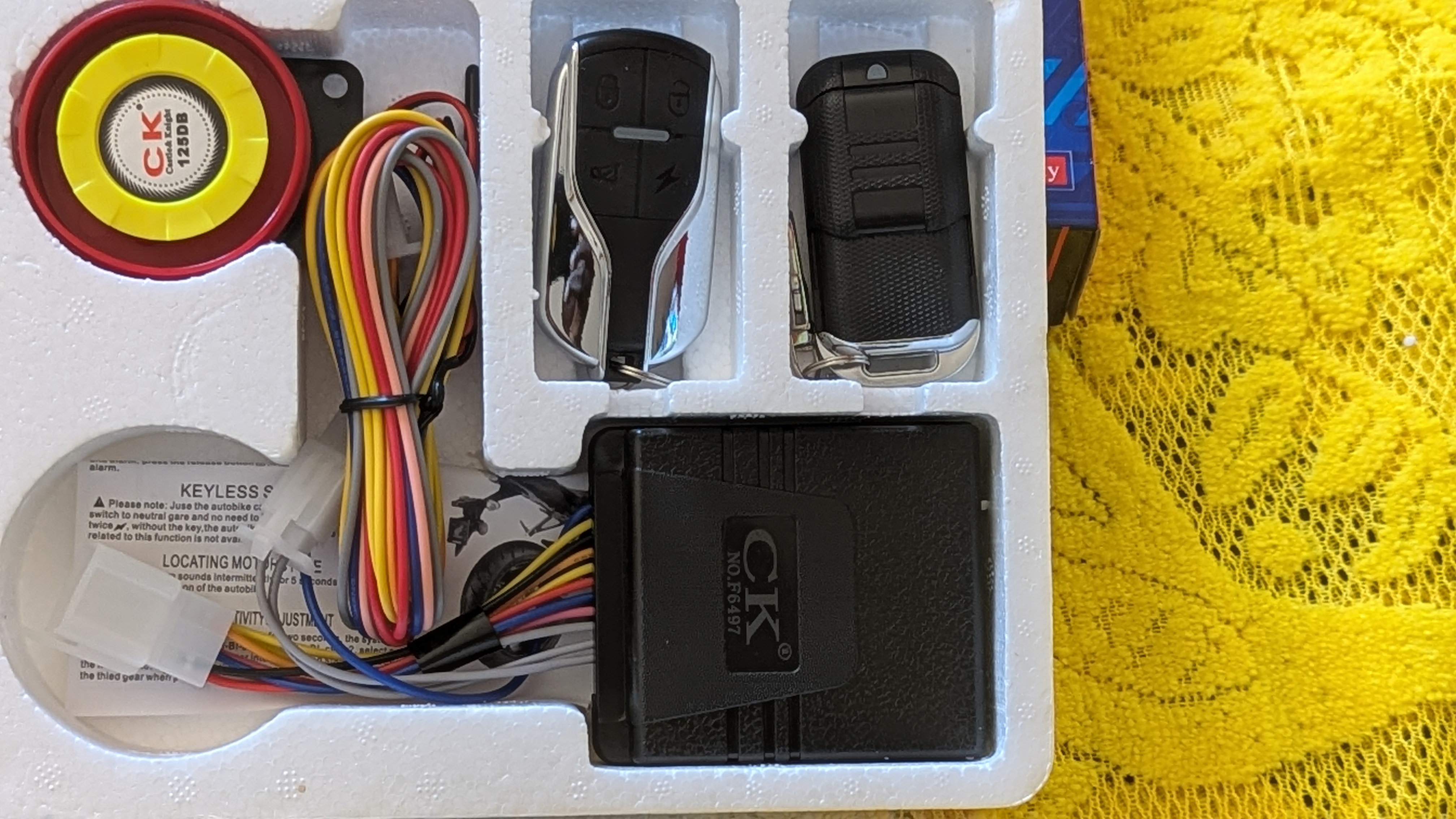 CK Motorcycle Alarm System