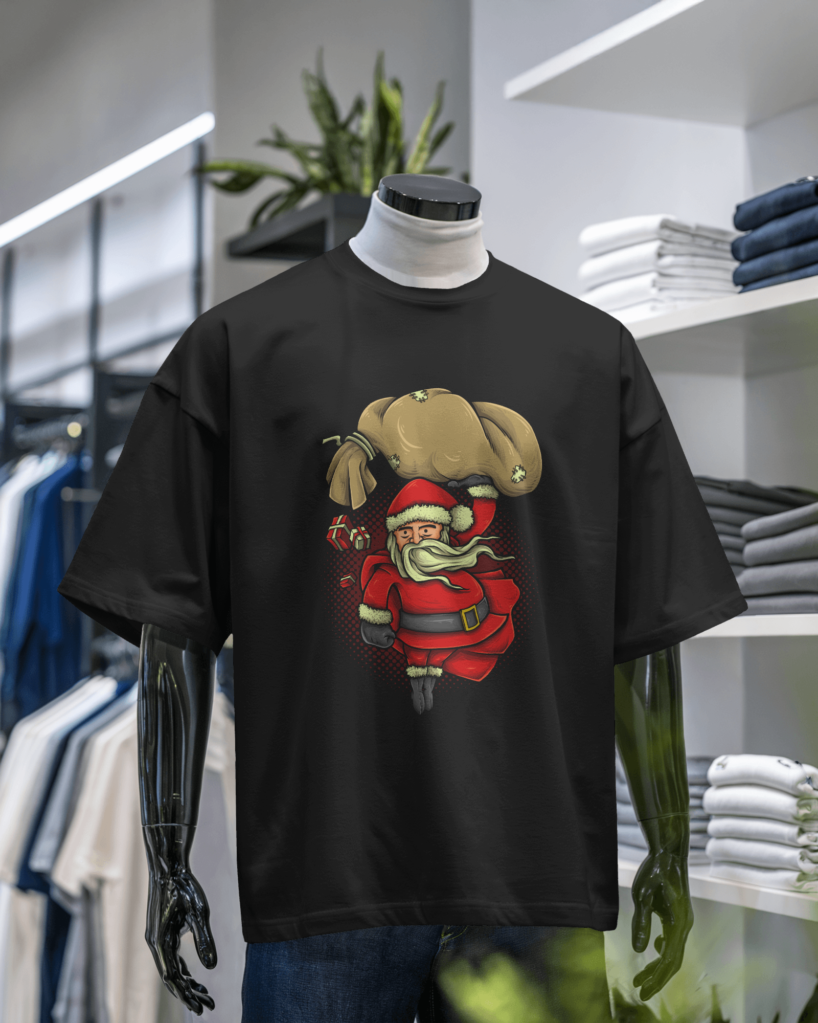 Santa Claus Graphic T-Shirt
