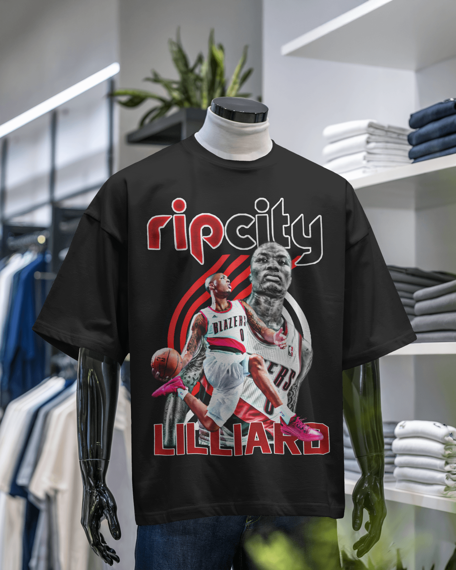 Rip City Lillard Basketball T-shirt