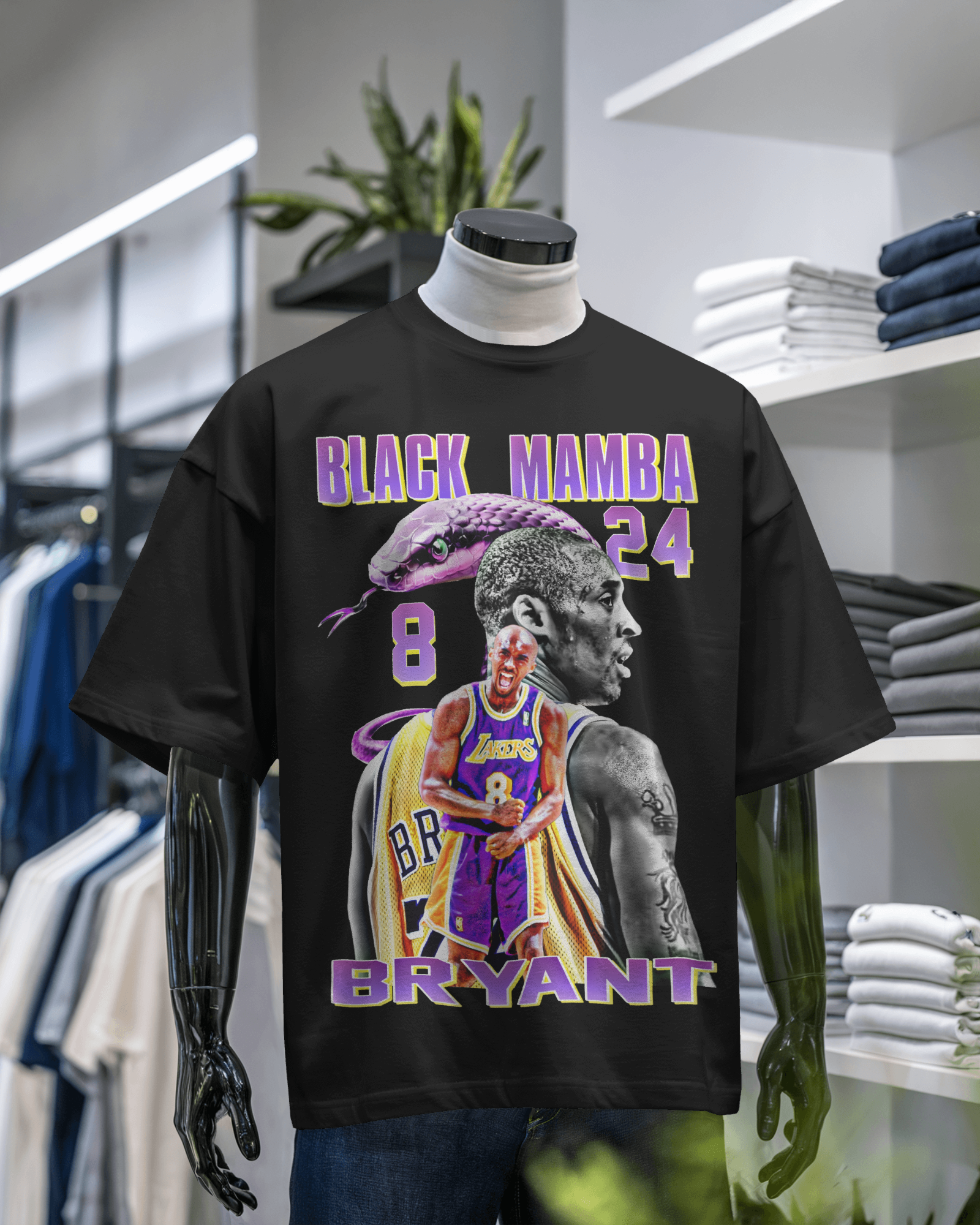 Black Mamba Bryant Graphic T-Shirt