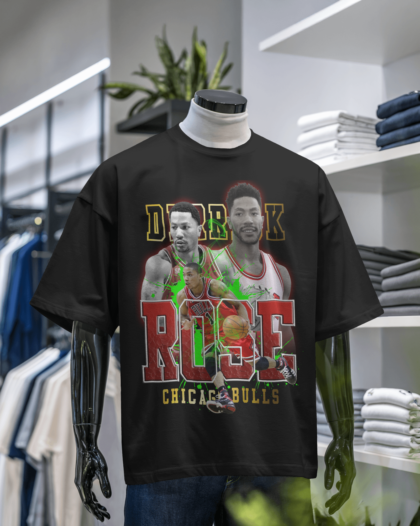 Derrick Rose Chicago Bulls Graphic T-Shirt